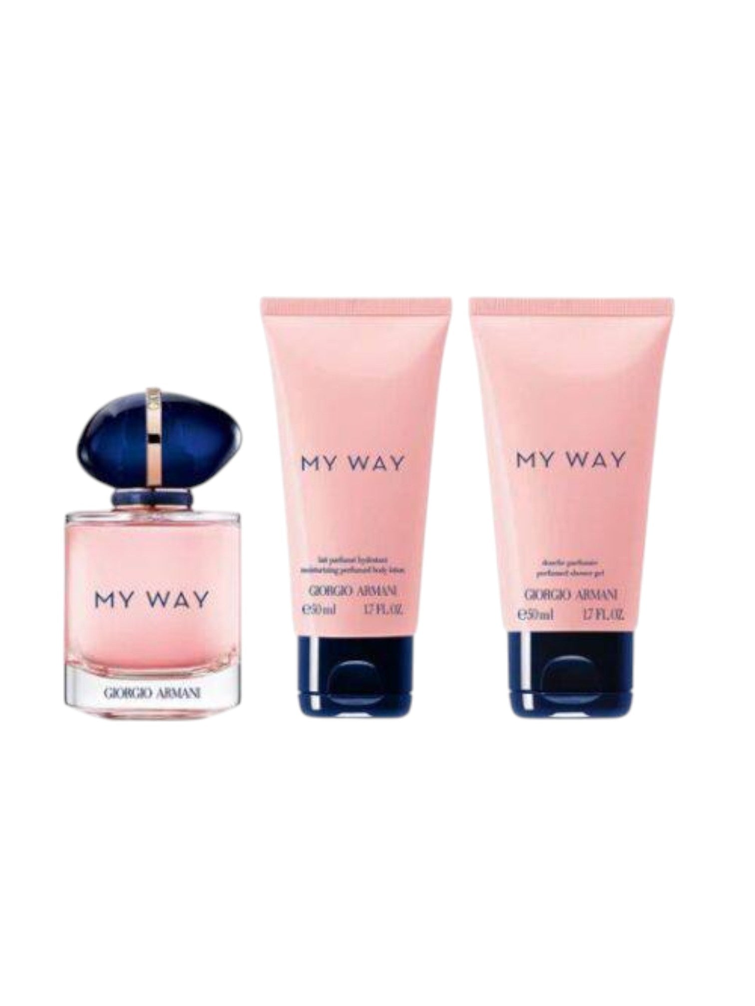 Giorgio Armani 'My Way' perfume set on a white background monza outlet, Shein outlet, monza fashion