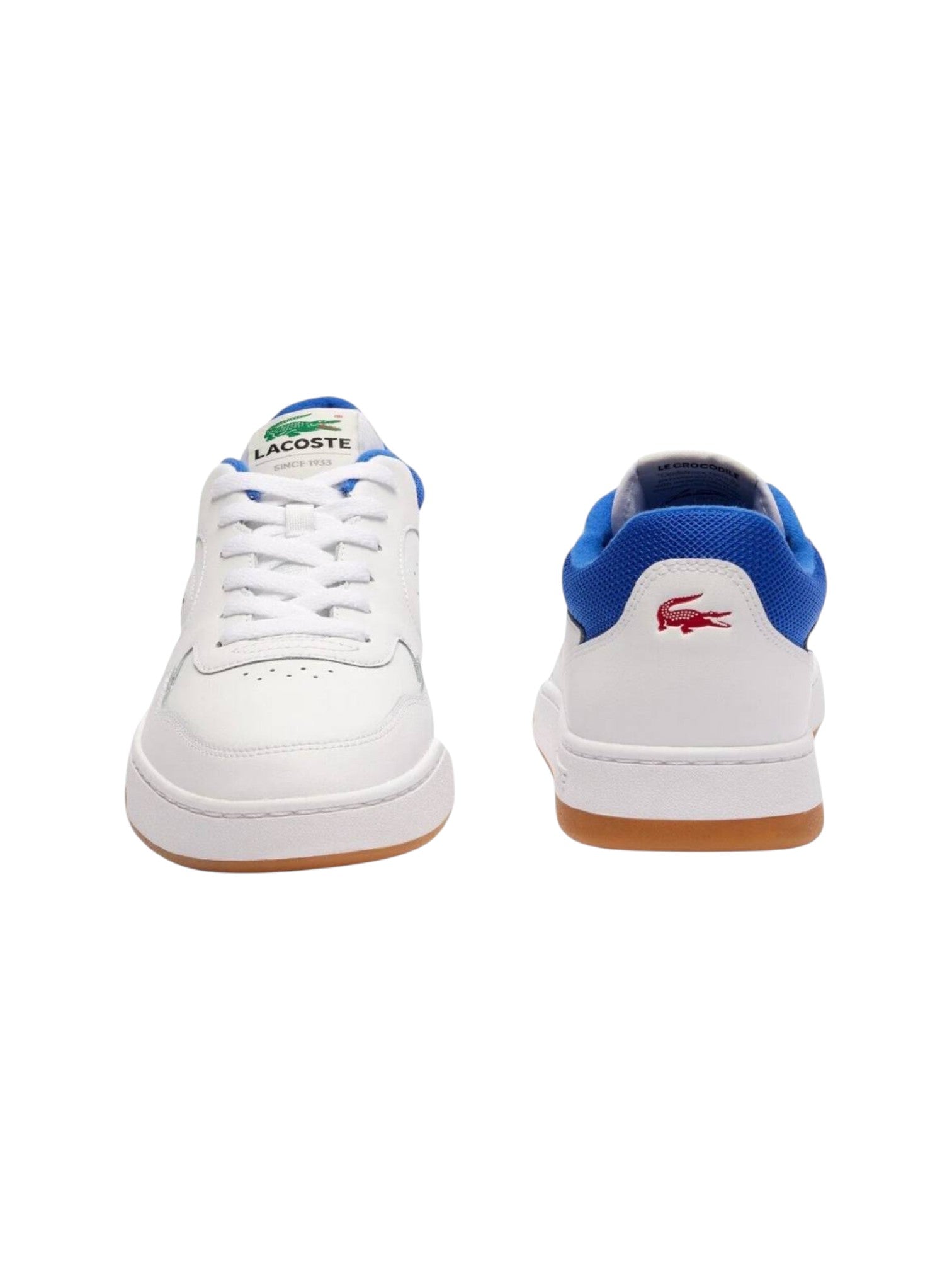 Pair of Lacoste sneakers shown from the side on a white background. Lacoste, Monza Outlet, Monza Fashion, Shein Outlet