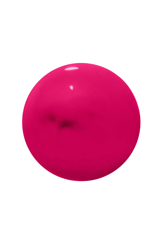 Pink ball on a white background