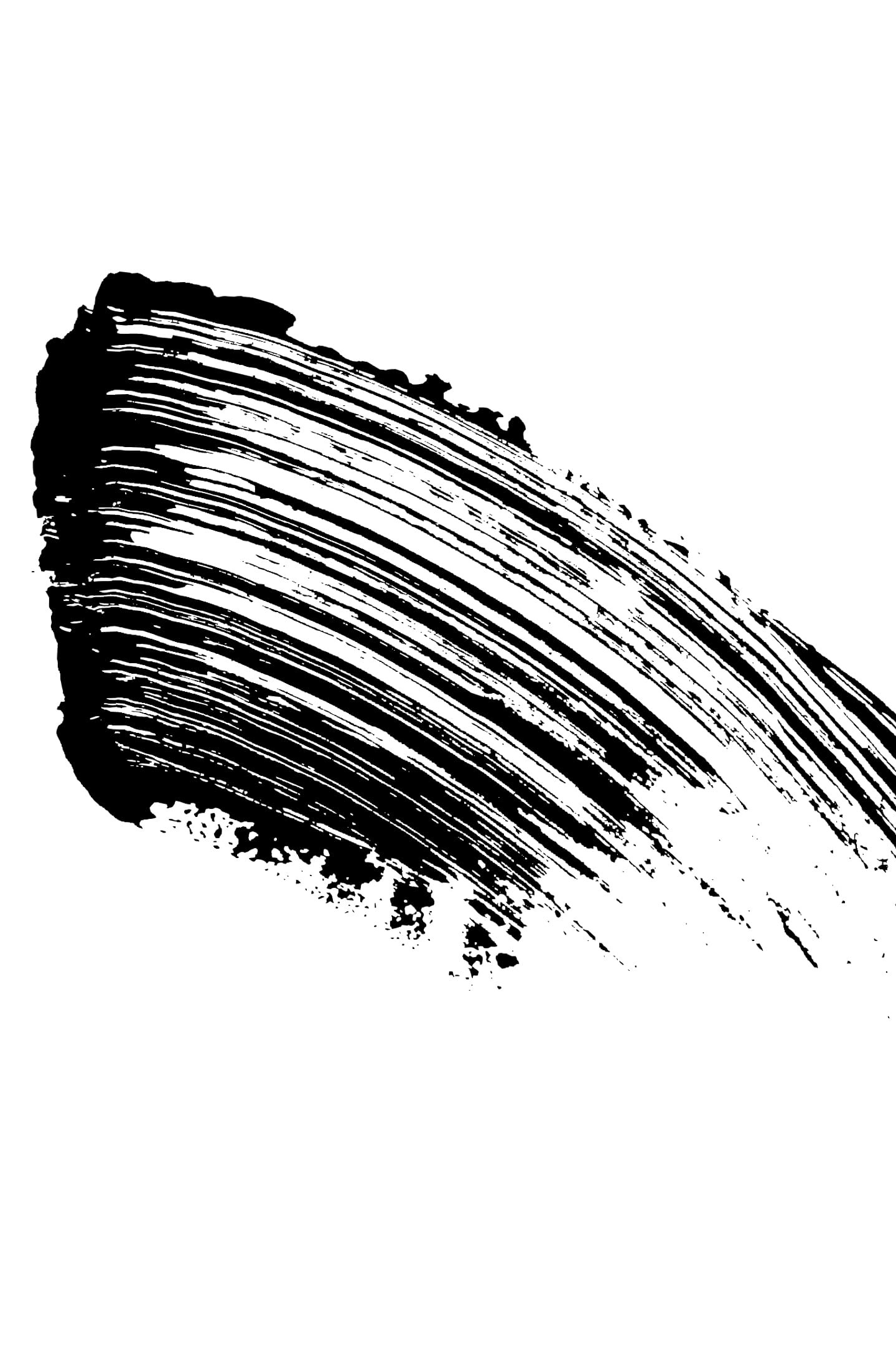 Black brush stroke on a white background Monza fashion outlet, monza outlet, shein outlet, shien outlet cosmetics, makeup, perfume
