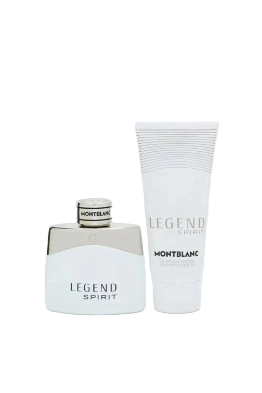 Montblanc Legend Spirit perfume bottle and tube on a white background. Montblanc, Monza Outlet, Monza Fashion, Shein Outlet