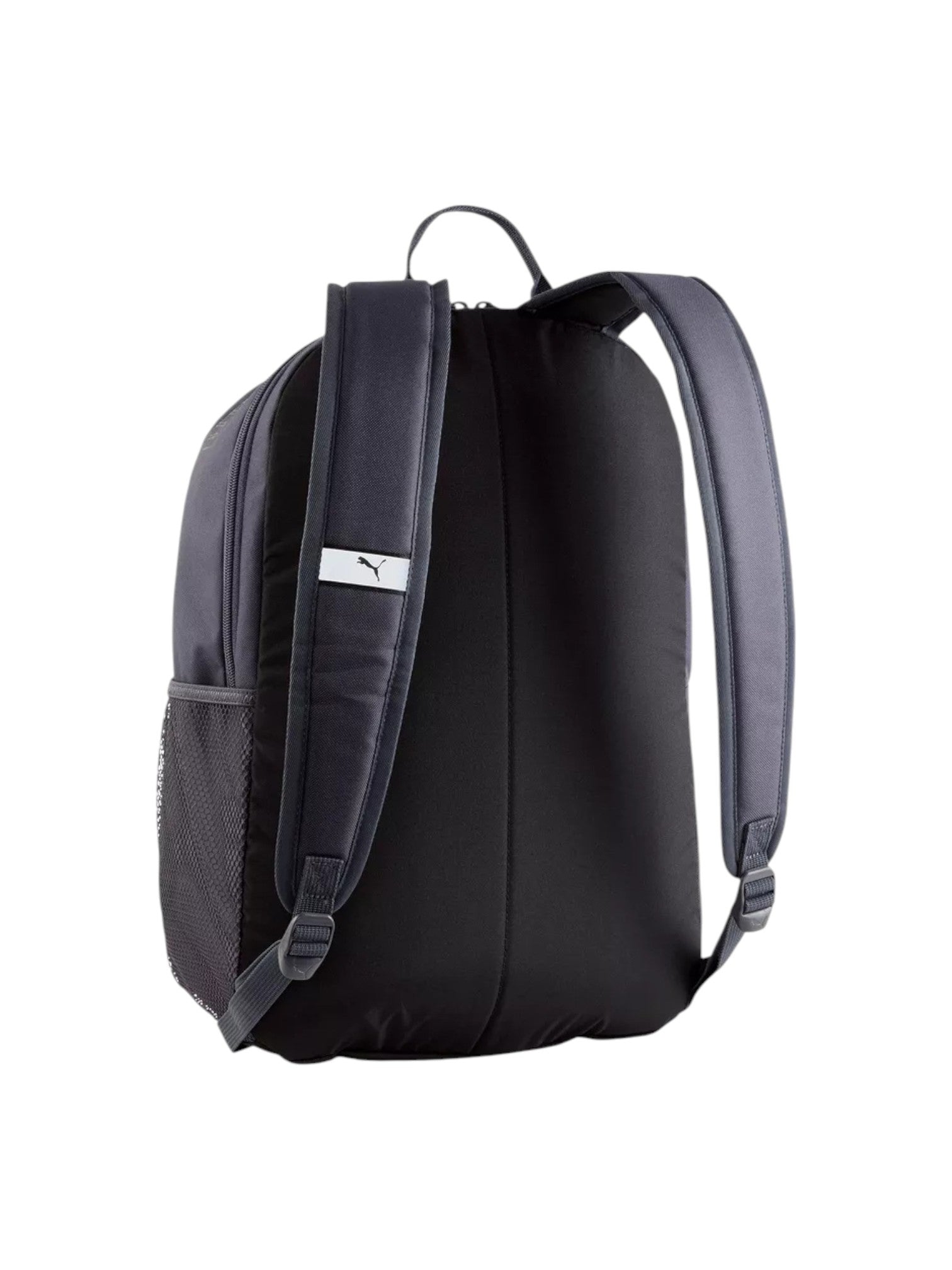 Black backpack with a visible brand logo on a white background. Puma, Monza Outlet, Monza Fashion, Shein Outlet