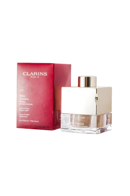 Clarins perfume bottle and packaging on a white background monza outlet, Shein outlet, monza fashion