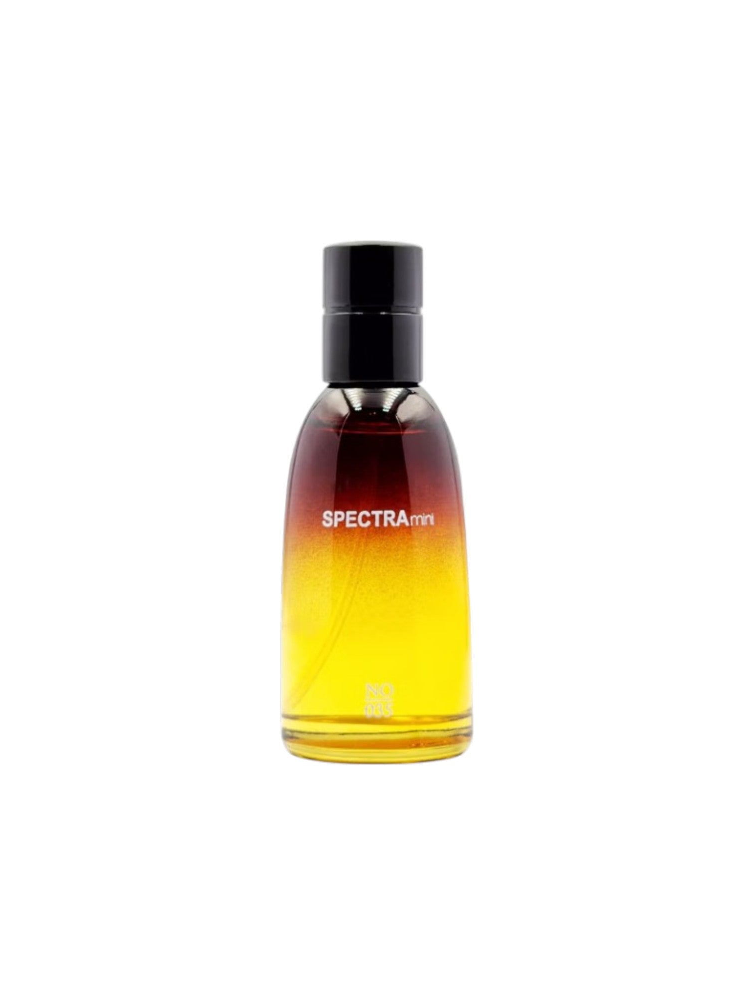 Spectra mens cologne bottle with gradient design on a white background. Spectra, Monza Outlet, Monza Fashion, Shein Outlet