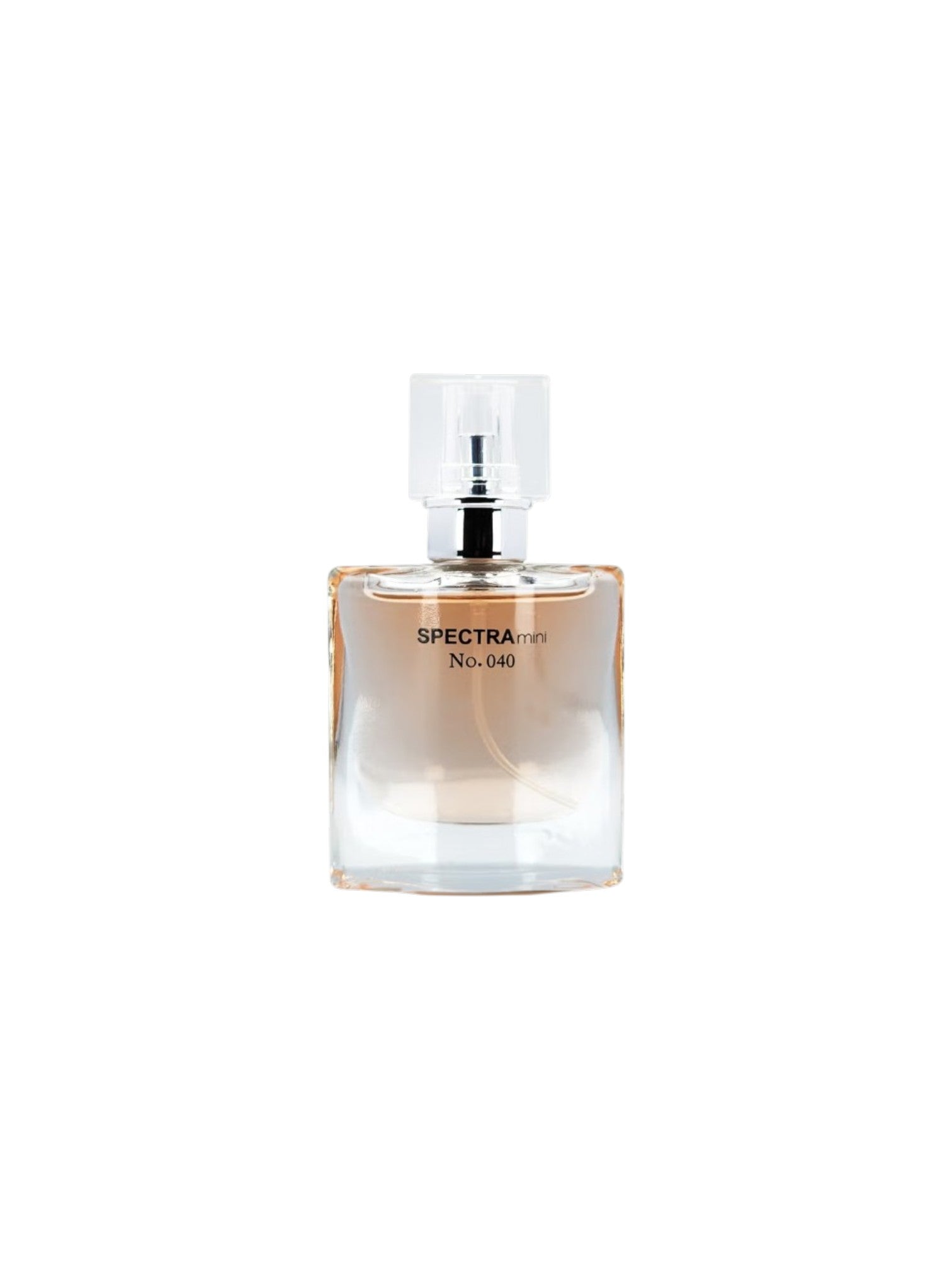 Perfume bottle labeled Spectra on a white background. Spectra, Monza Outlet, Monza Fashion, Shein Outlet