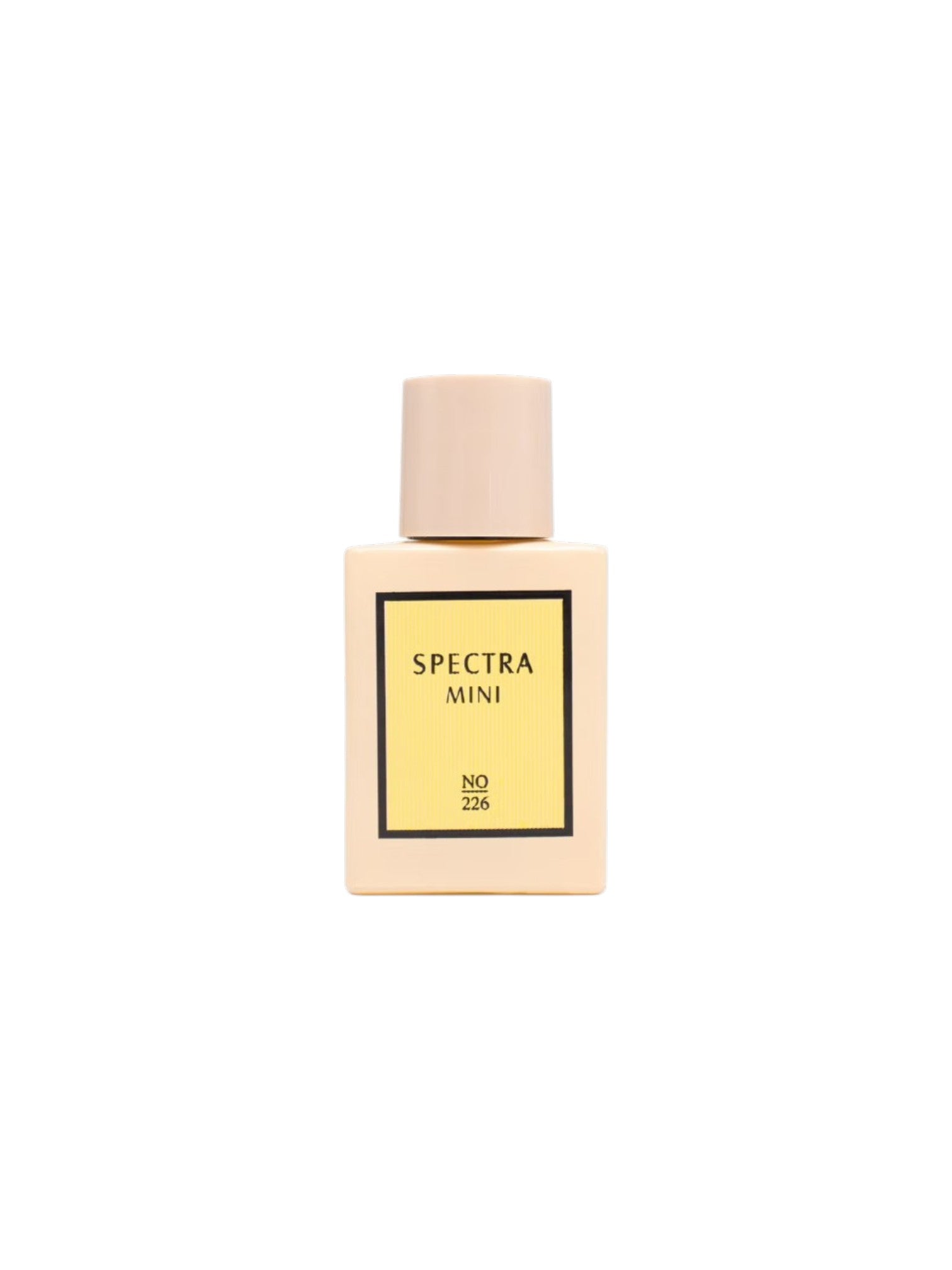 Perfume bottle labeled Spectra Mini on a white background. Spectra, Monza Outlet, Monza Fashion, Shein Outlet