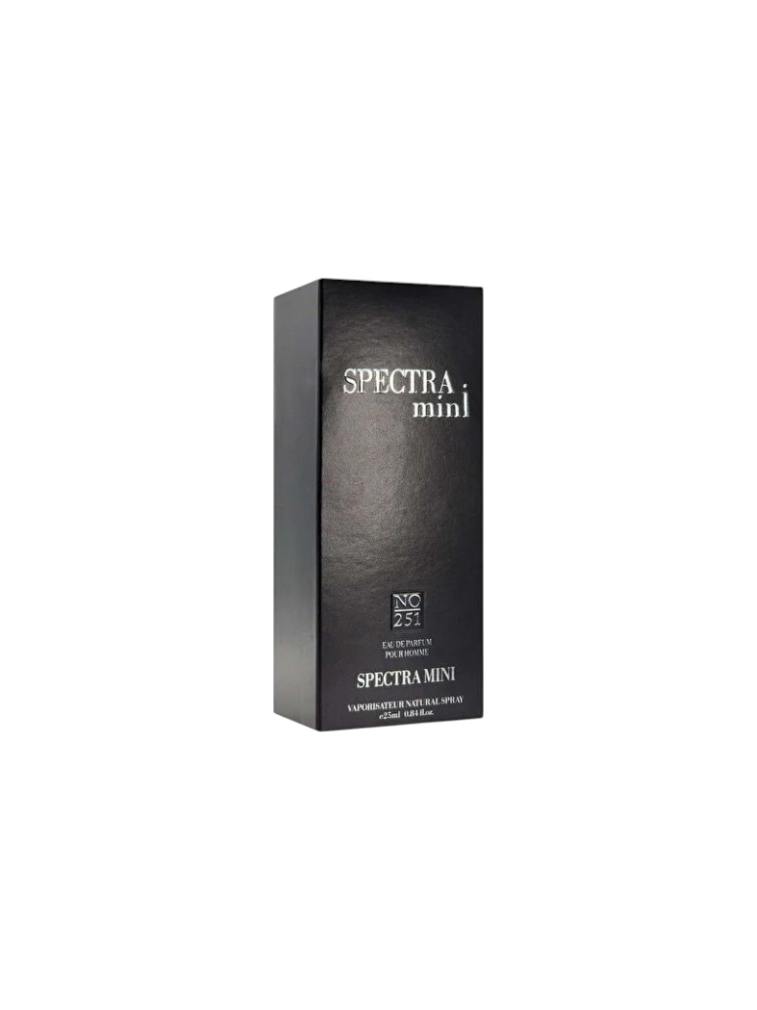 Black box labeled Spectra Mini on a white background. Spectra Mini, Monza Outlet, Monza Fashion, Shein Outlet