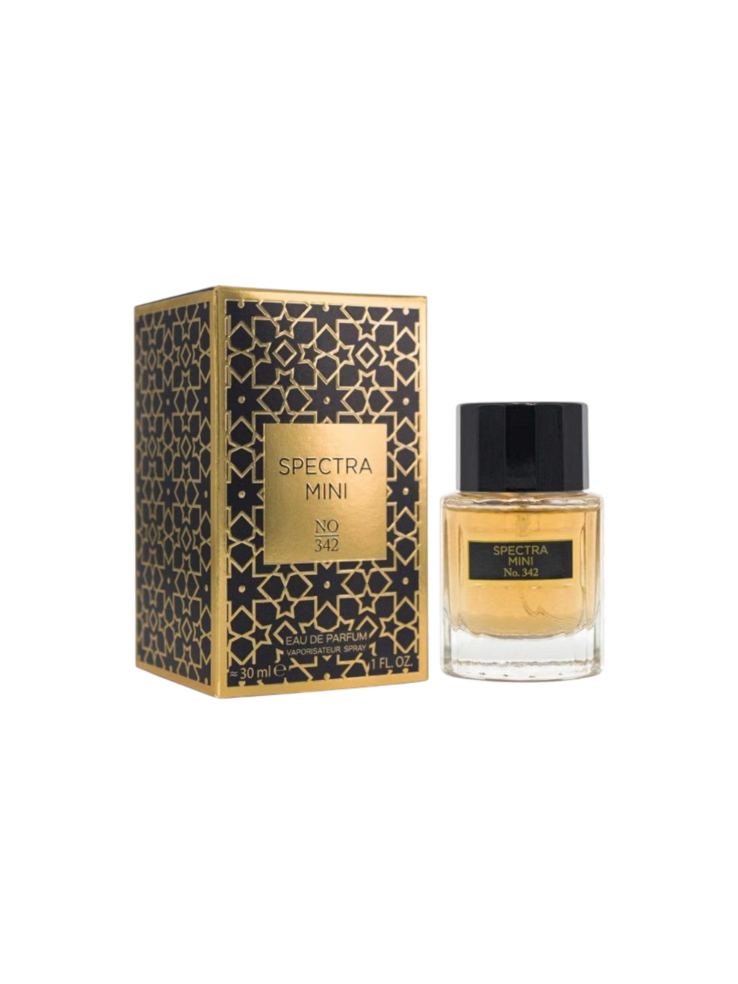Spectra Mini perfume bottle and packaging on a white background. Spectra Mini, Monza Outlet, Monza Fashion, Shein Outlet