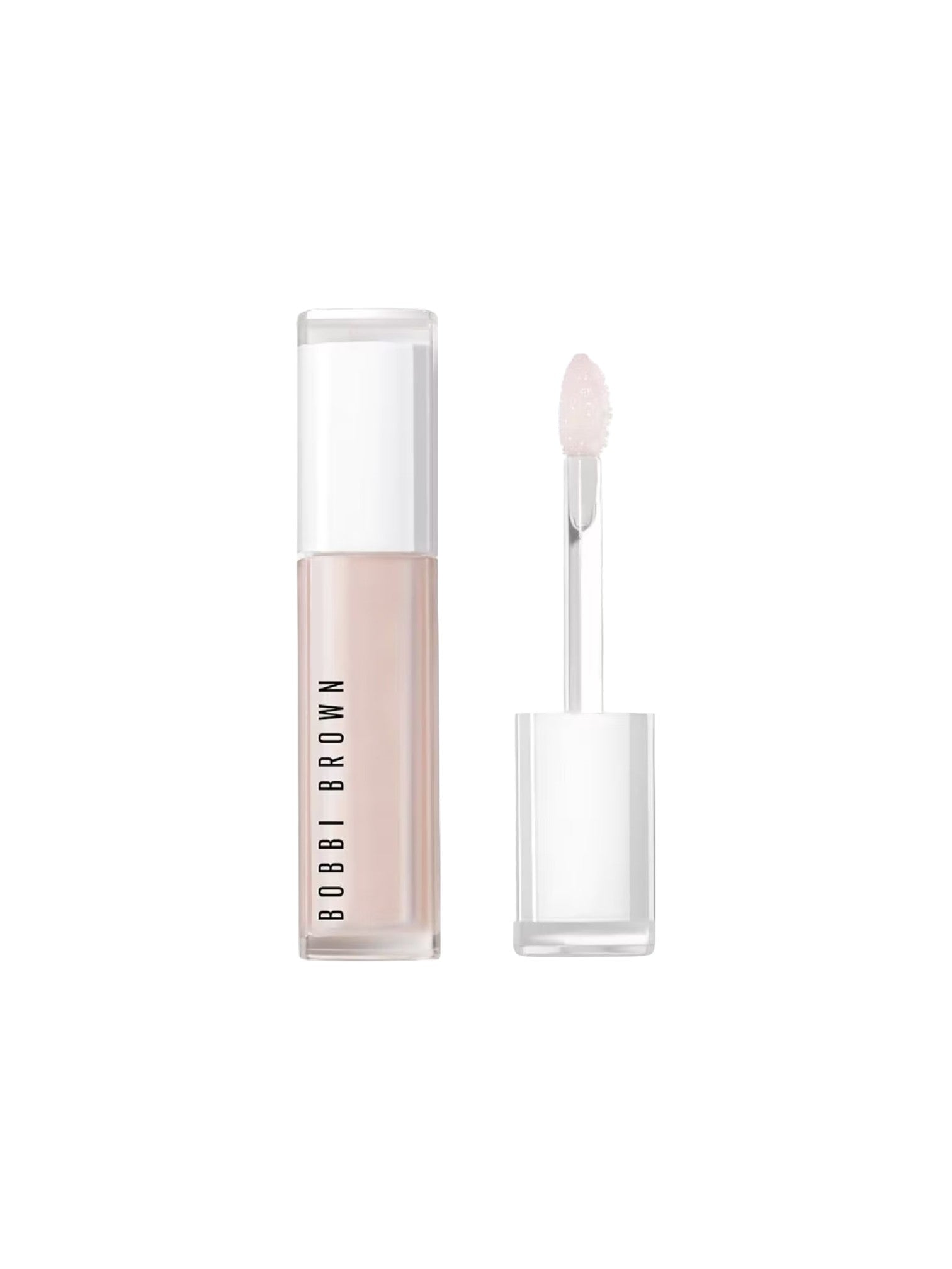 Bobbi Brown lip gloss with applicator on a white background. Bobbi Brown, Monza Outlet, Monza Fashion, Shein Outlet