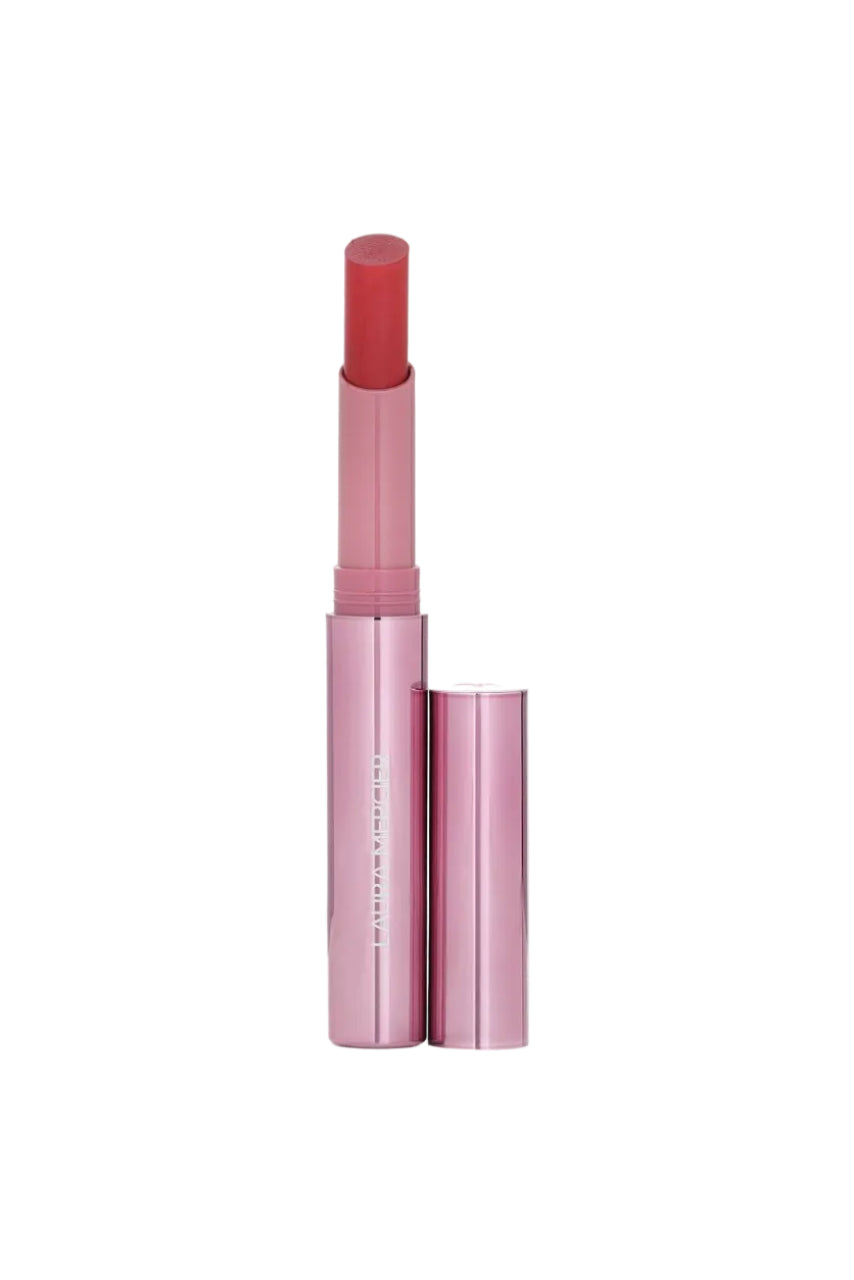 Pink lipstick with cap on a white background Monza fashion outlet, monza outlet, shein outlet, shien outlet cosmetics, makeup, perfume