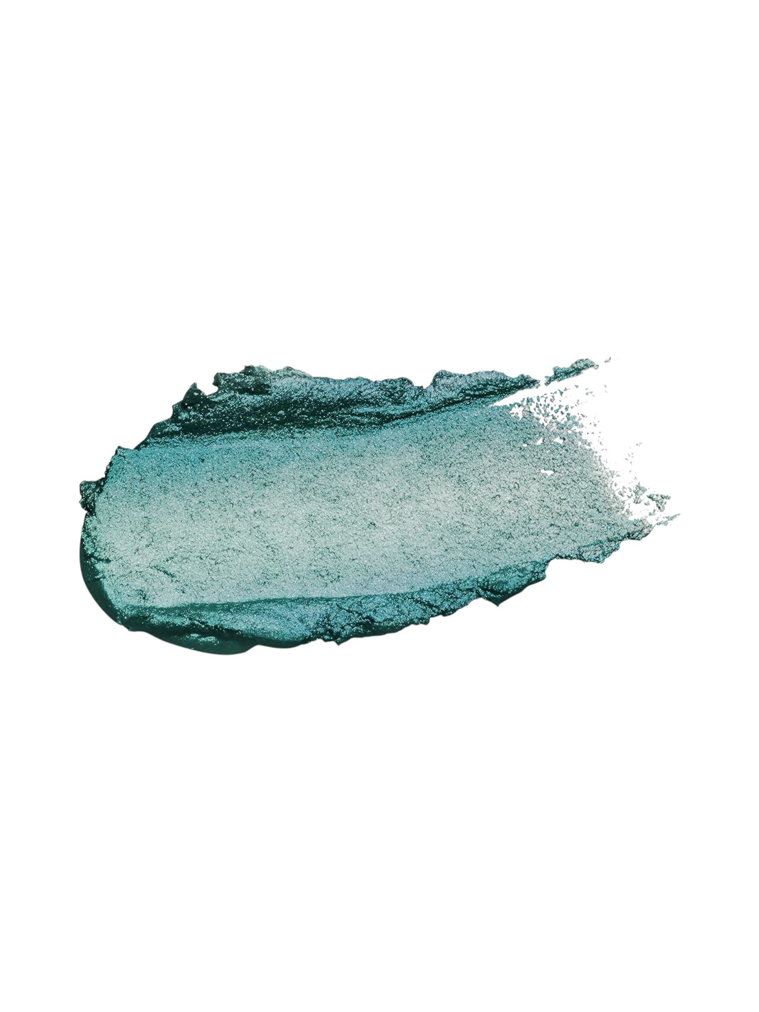 Teal eyeshadow swatch on a white background. Kiko Milano, Monza Outlet, Monza Fashion, Shein Outlet