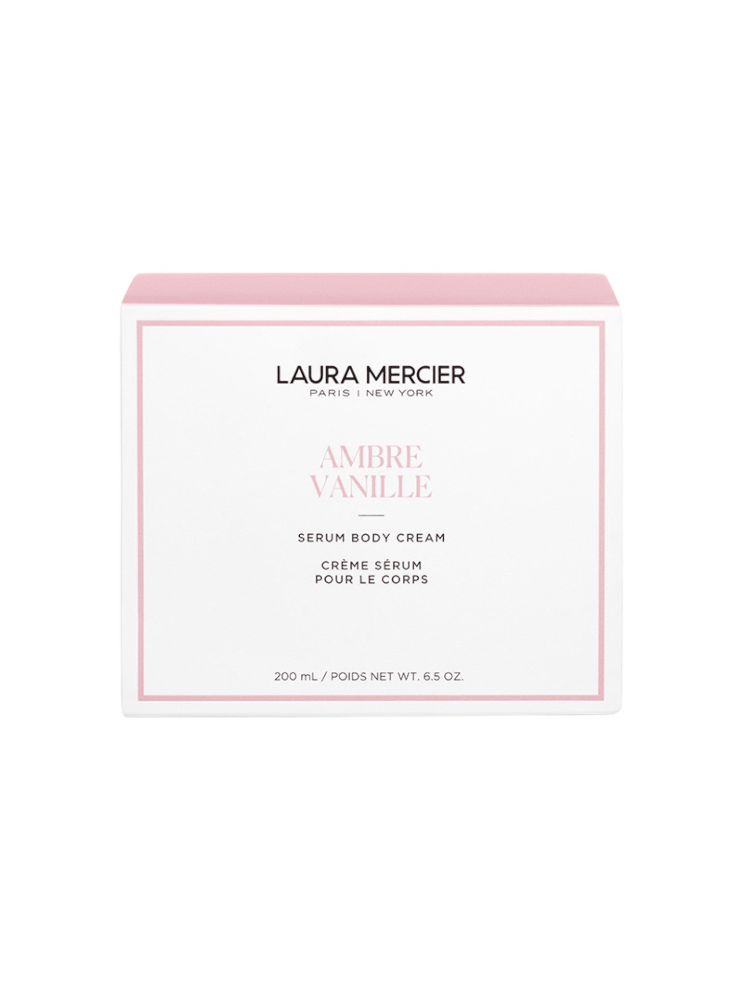 Laura Mercier Ambre Vanille serum body cream packaging on a white background  Laura Mercier Monza Outlet