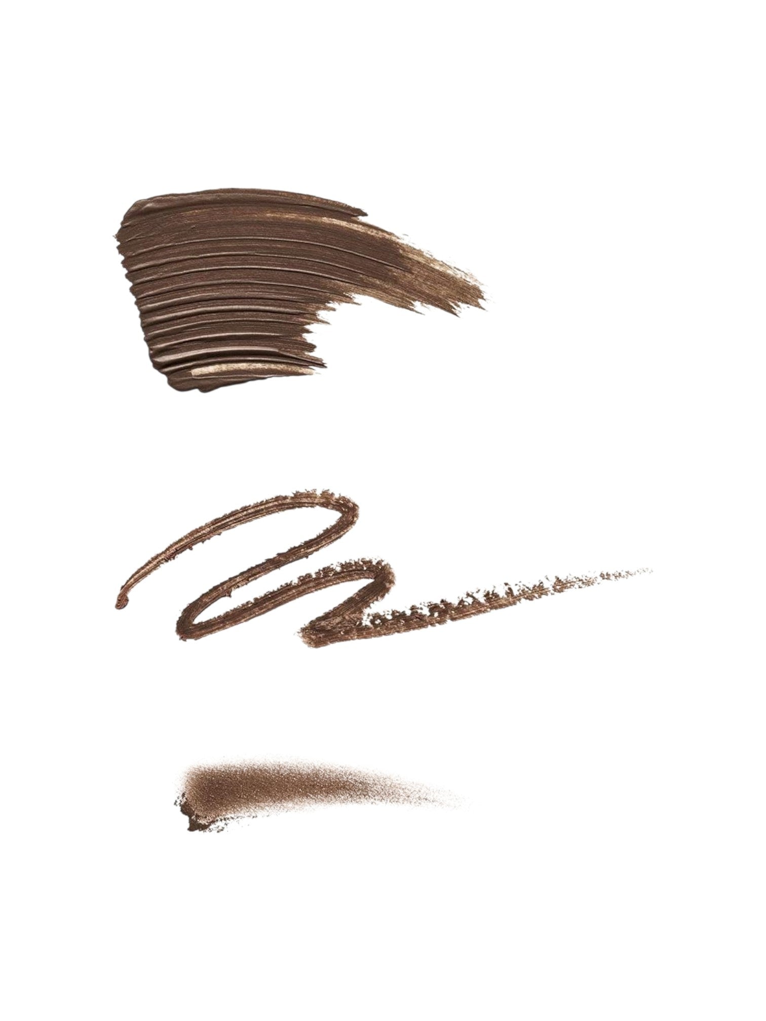 Brown makeup swatches on a white background monza outlet, Shein outlet, monza fashion