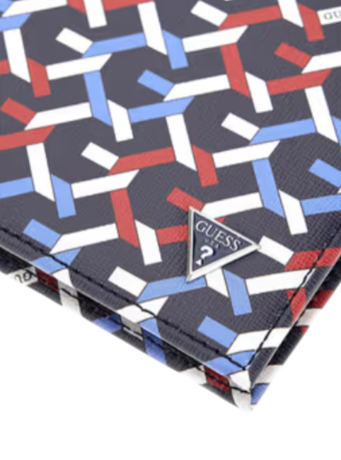 Printed Torino Billfold with Coin Pocket Wallet