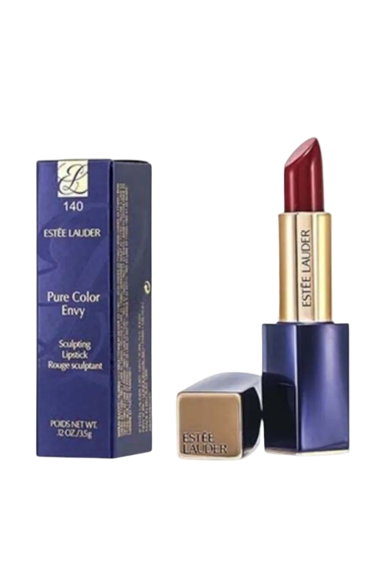 Estée Lauder Pure Color Envy lipstick with packaging on a white  background Monza Outlet