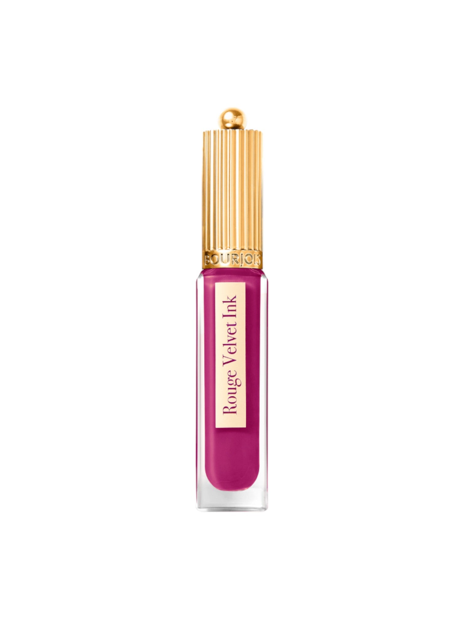 Lipstick with gold cap and pink shade on a white background. Bourjois, Monza Outlet, Monza Fashion, Shein Outlet
