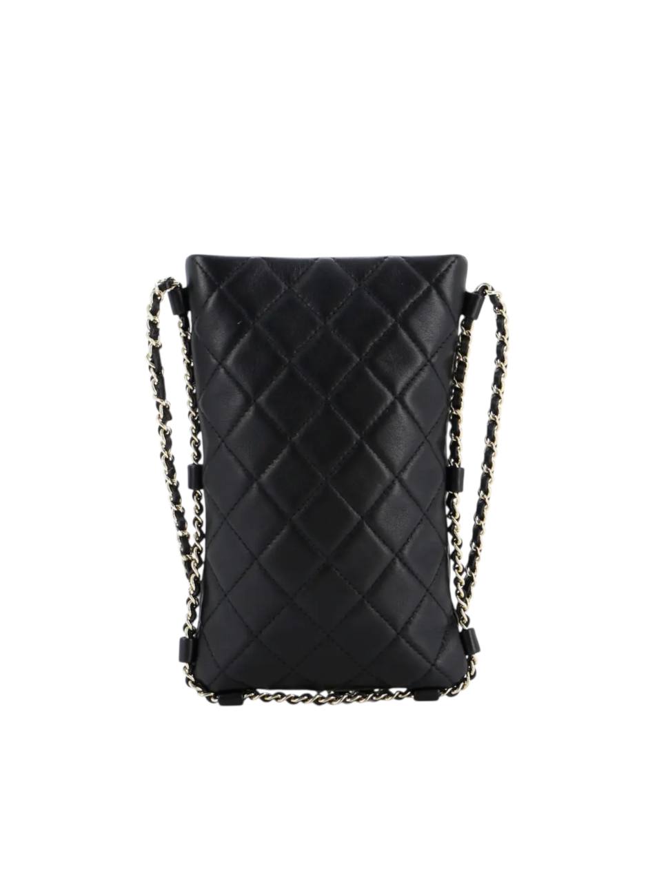 Diamond-Quilted Shoulder Bag