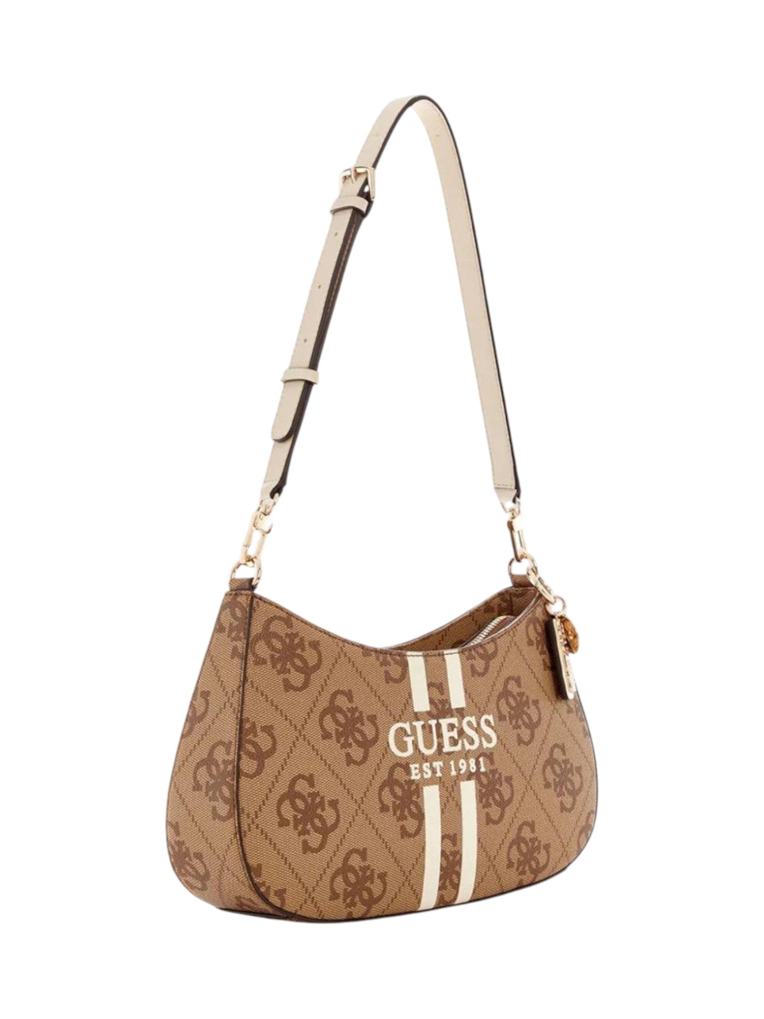Guess Noelle II Brown Women's Shoulder Bag