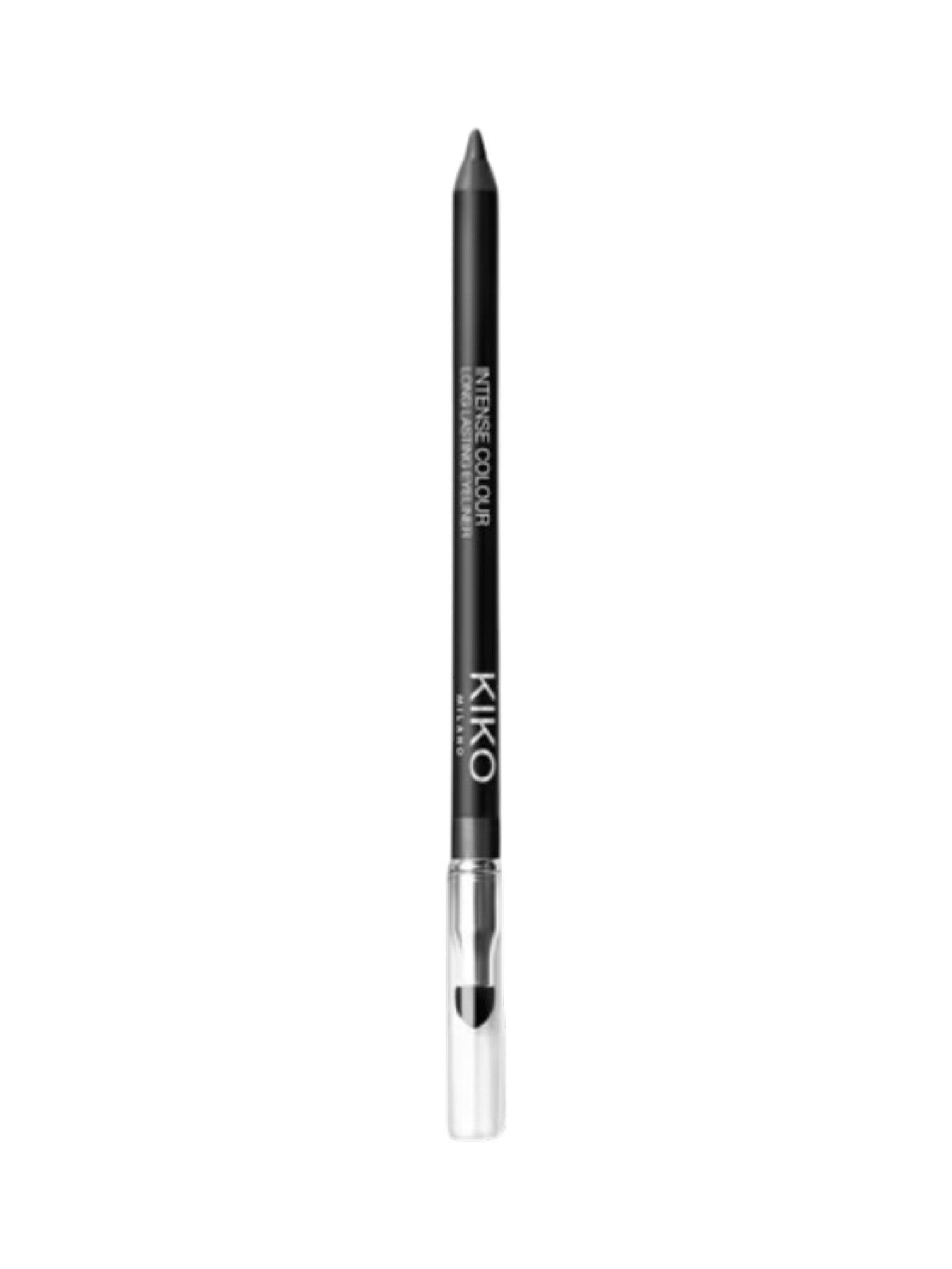 Black eyeliner pencil with KIKO branding on a white background. Kiko, Monza Outlet, Monza Fashion, Shein Outlet