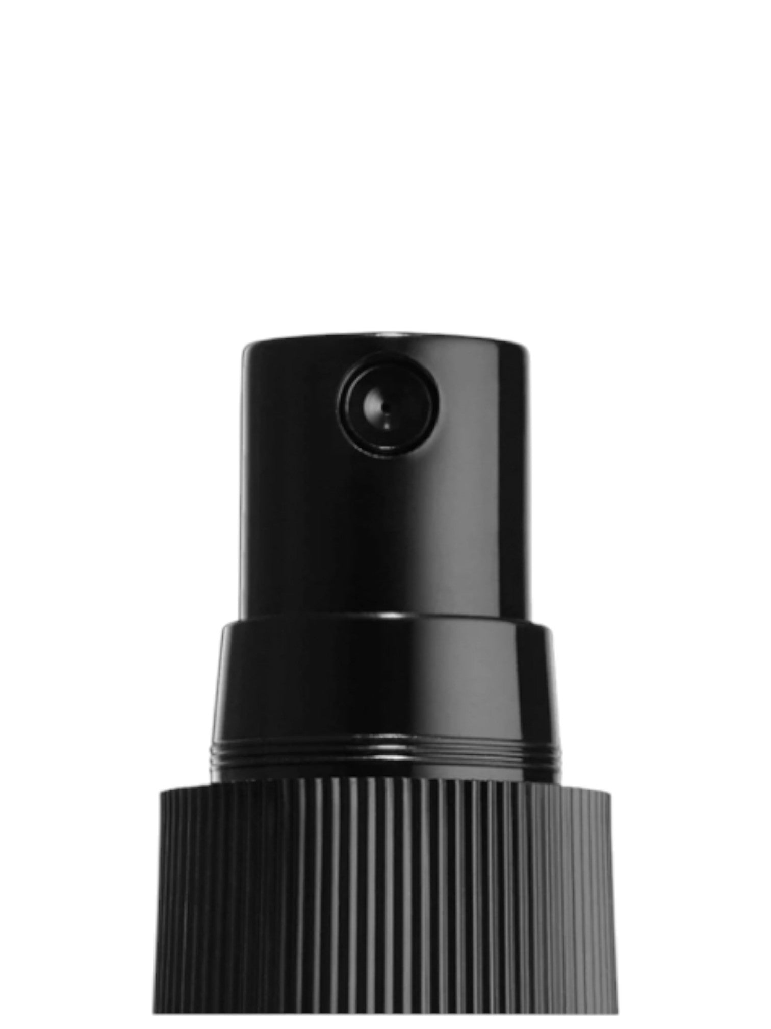 Black spray nozzle on a white background monza outlet, Shein outlet, monza fashion