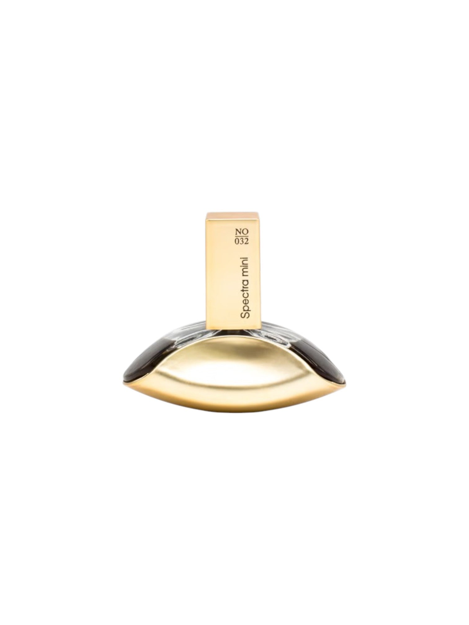 Gold and black perfume bottle on a white background. Spectra, Monza Outlet, Monza Fashion, Shein Outlet