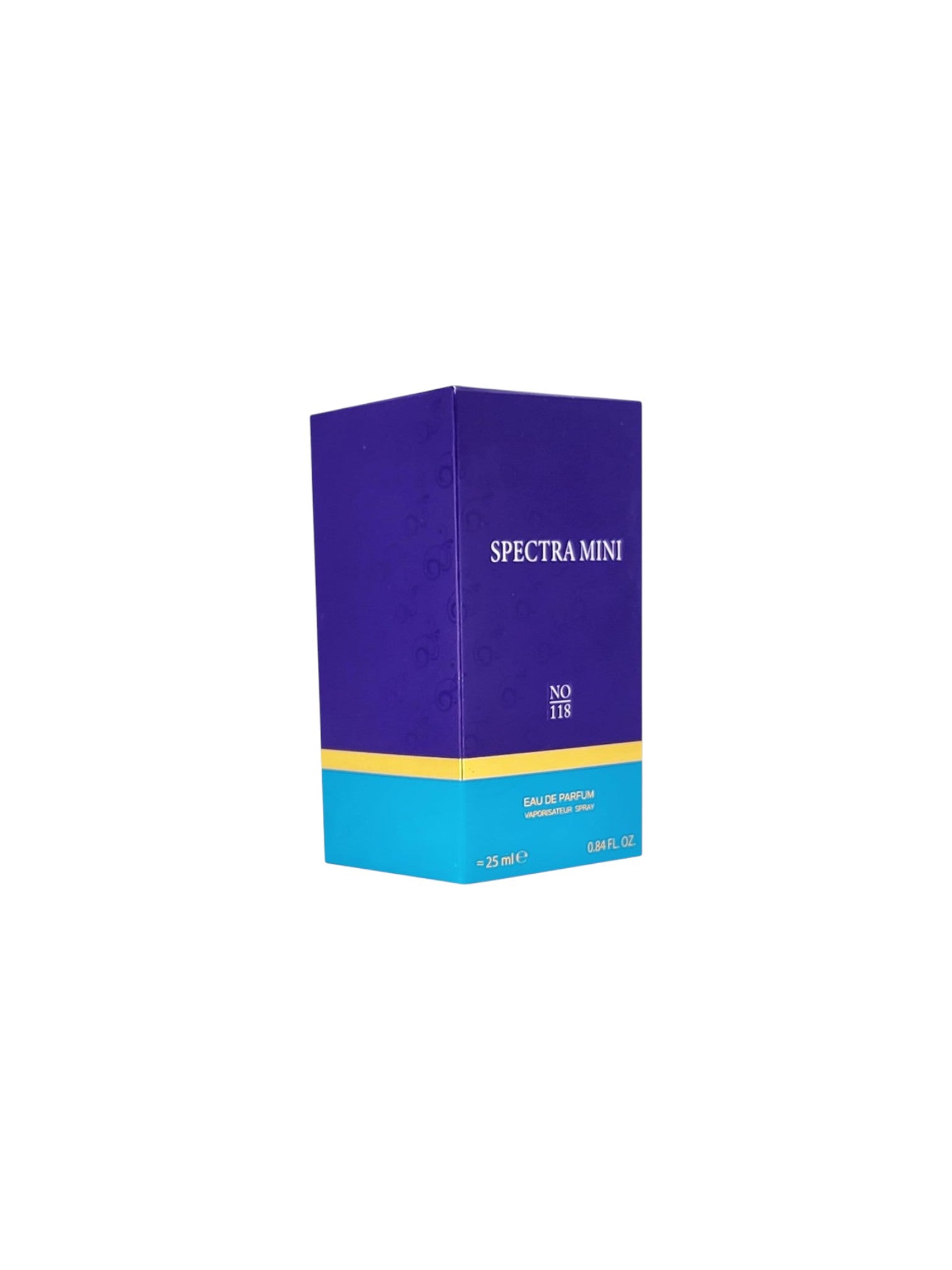 Blue and yellow box with Spectra Mini branding on a white background. Spectra Mini, Monza Outlet, Monza Fashion, Shein Outlet