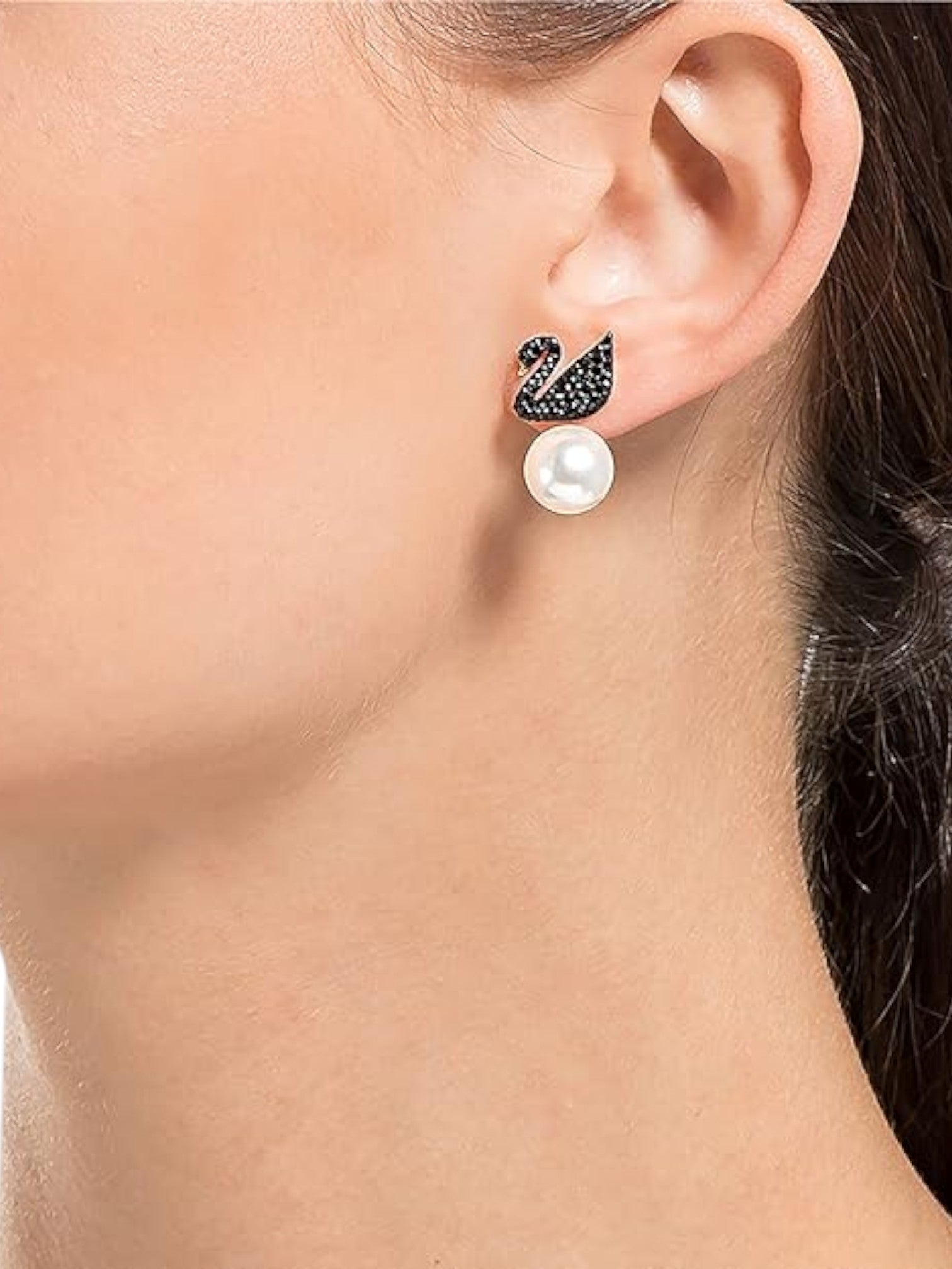 Swarovski Iconic Swan Earring