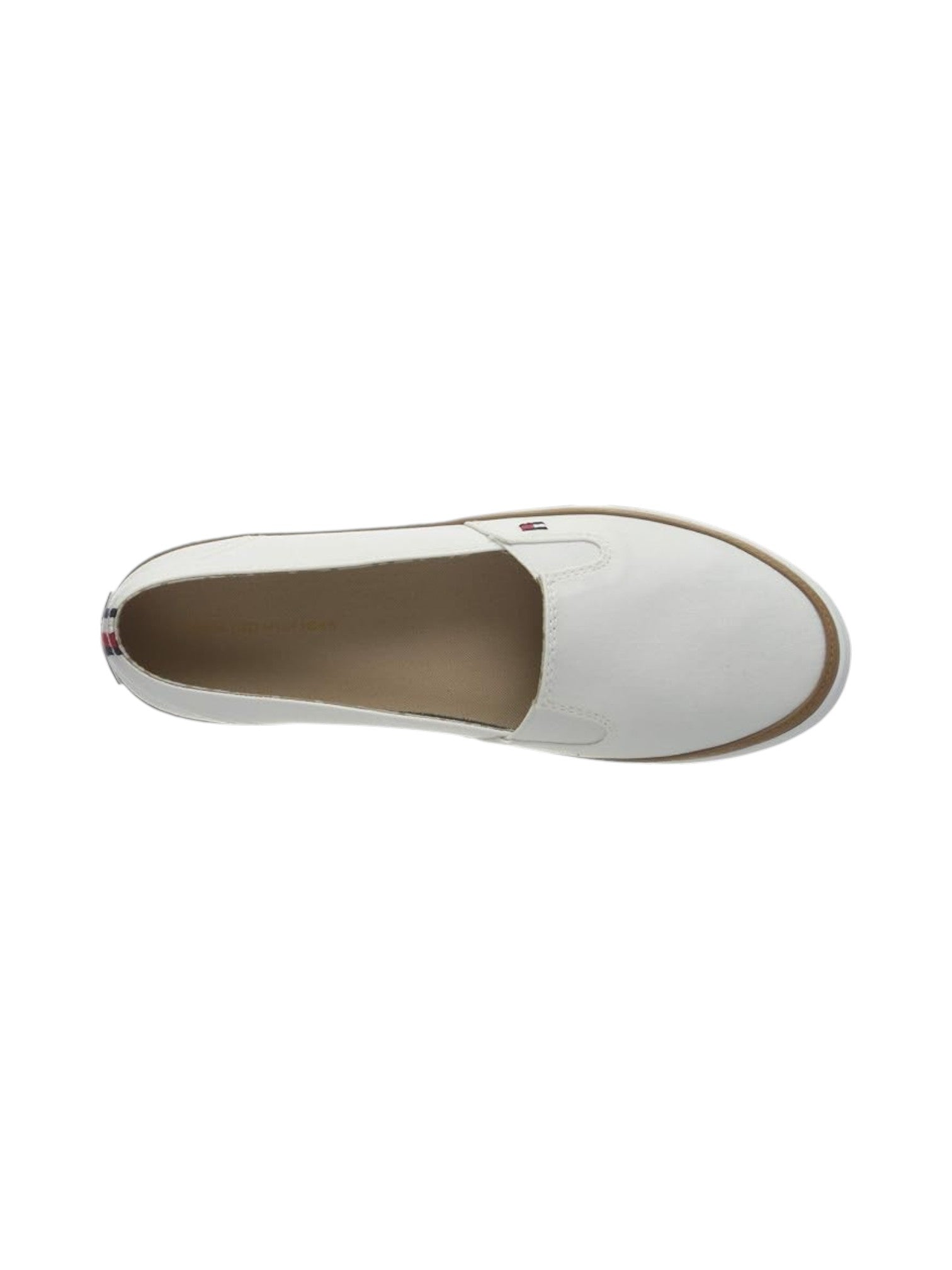 Tommy Hilfiger Women's White Iconic Kesha Slip-On Casual Shoes