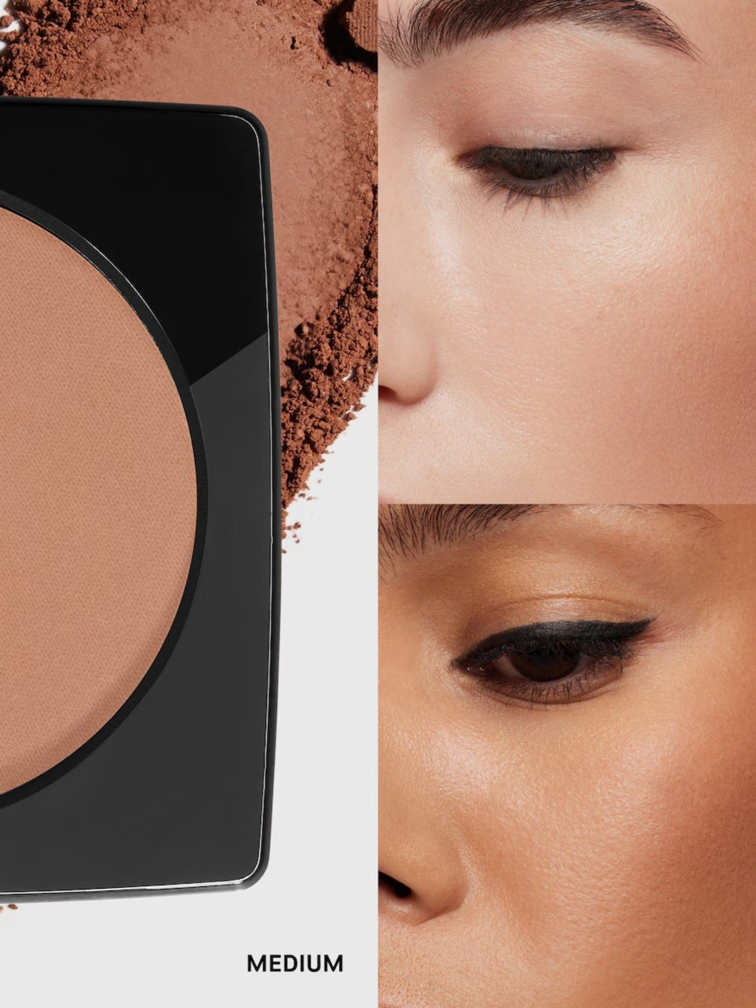 Makeup product with close-up of application on skin. Bobbi Brown, Monza Outlet, Monza Fashion, Shein Outlet