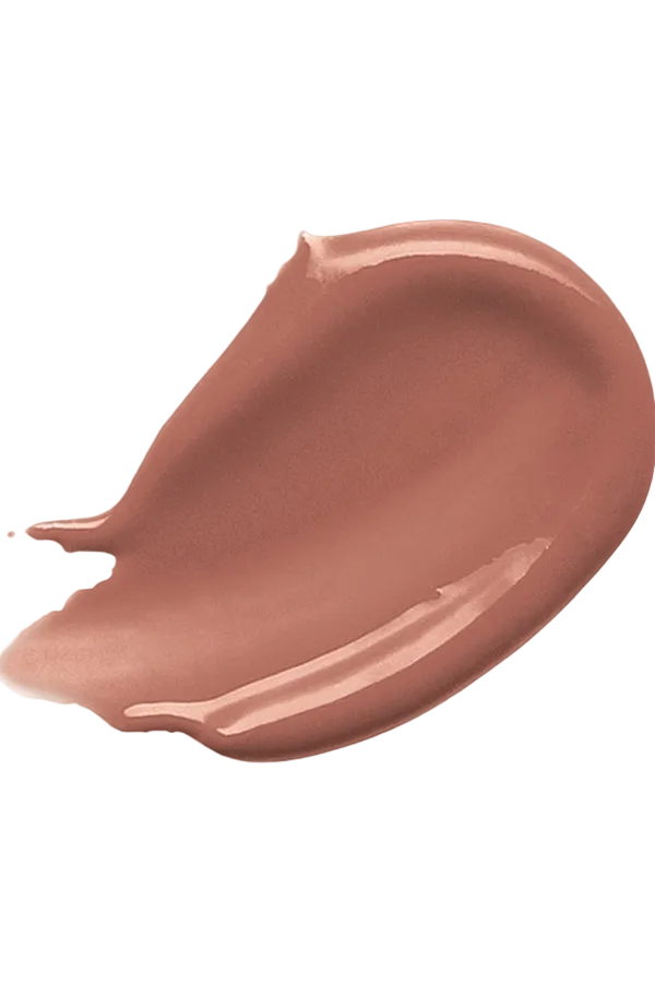Nude-colored makeup swatch on a white background Monza fashion outlet, monza outlet, shein outlet, shien outlet cosmetics, makeup, perfume