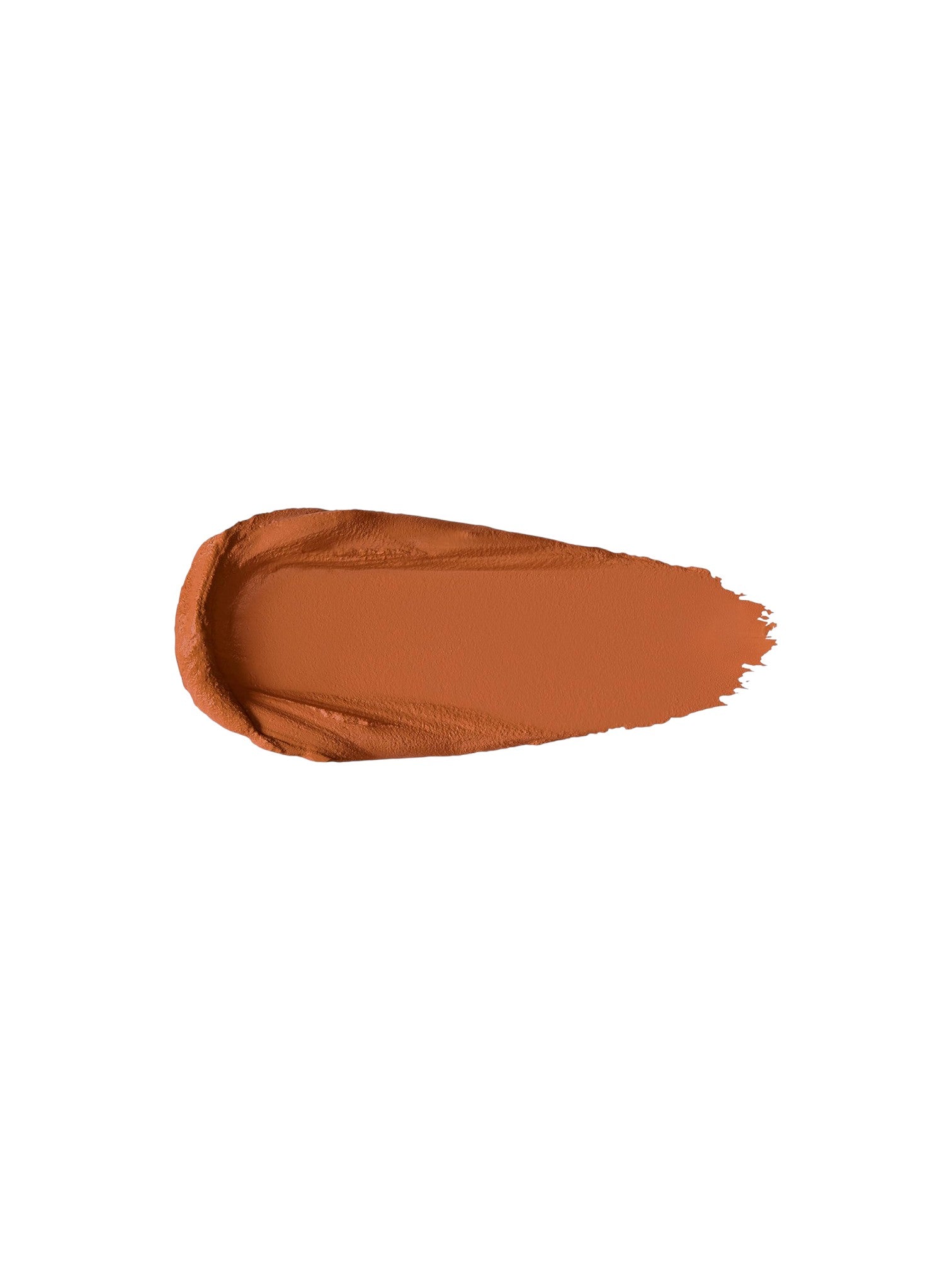 Brown lipstick swatch on a white background. Kiko Milano, Monza Outlet, Monza Fashion, Shein Outlet