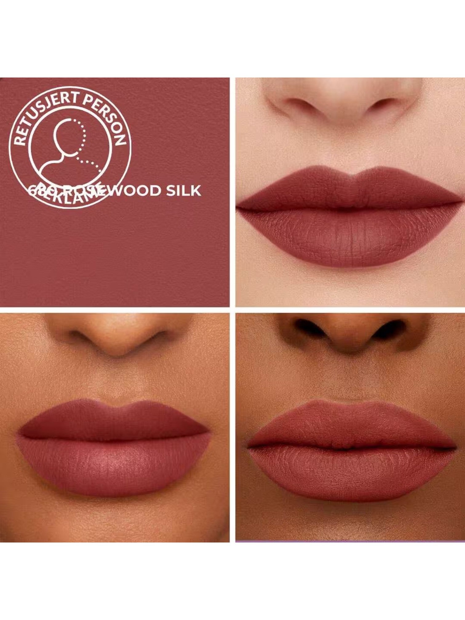 Lipstick shade with brand logo and color swatches on a white background. laura_mercier, Monza Outlet, Monza Fashion, Shein Outlet