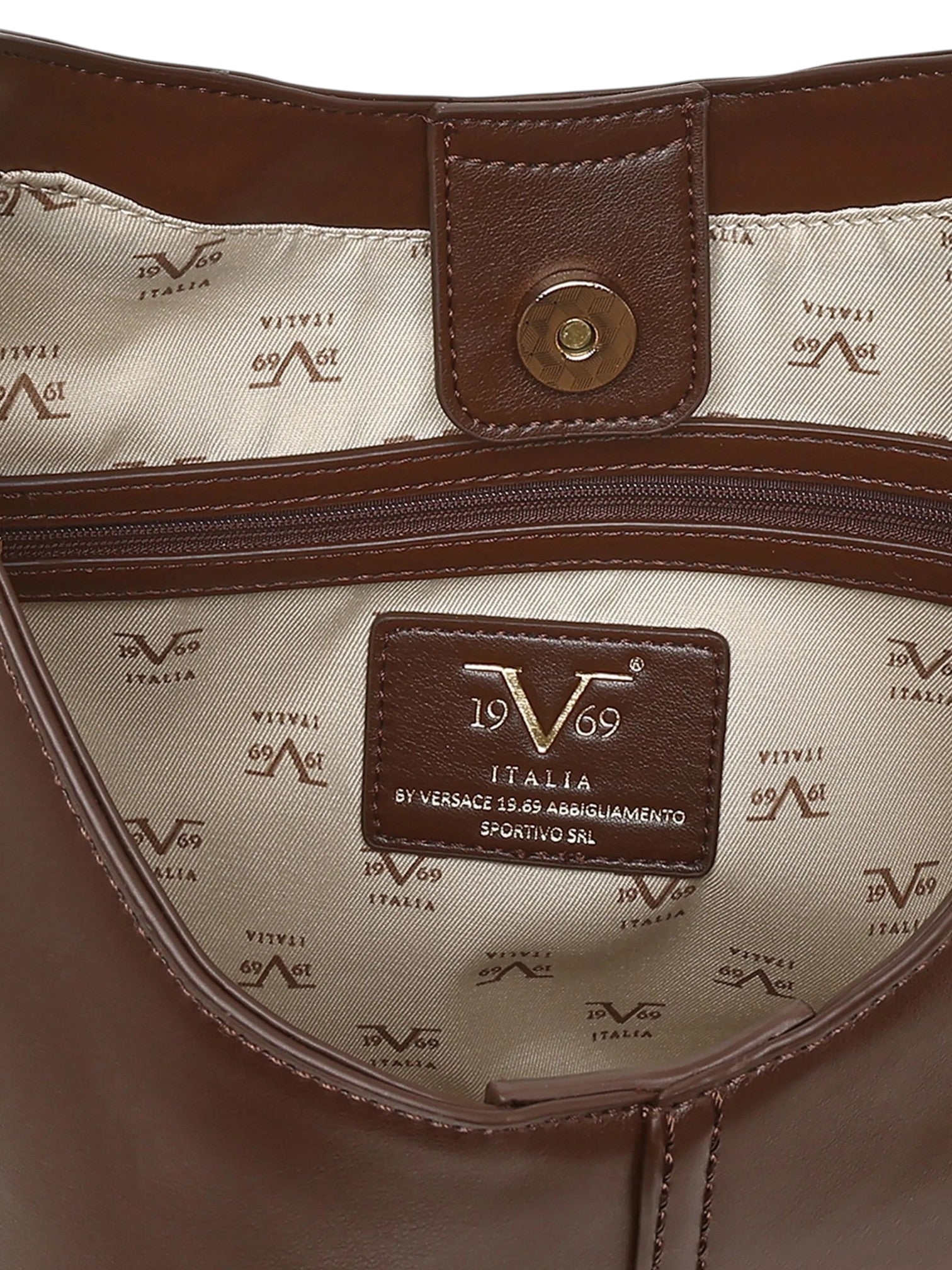 19V69 Italia Campana Women's Brown Shoulder Bag