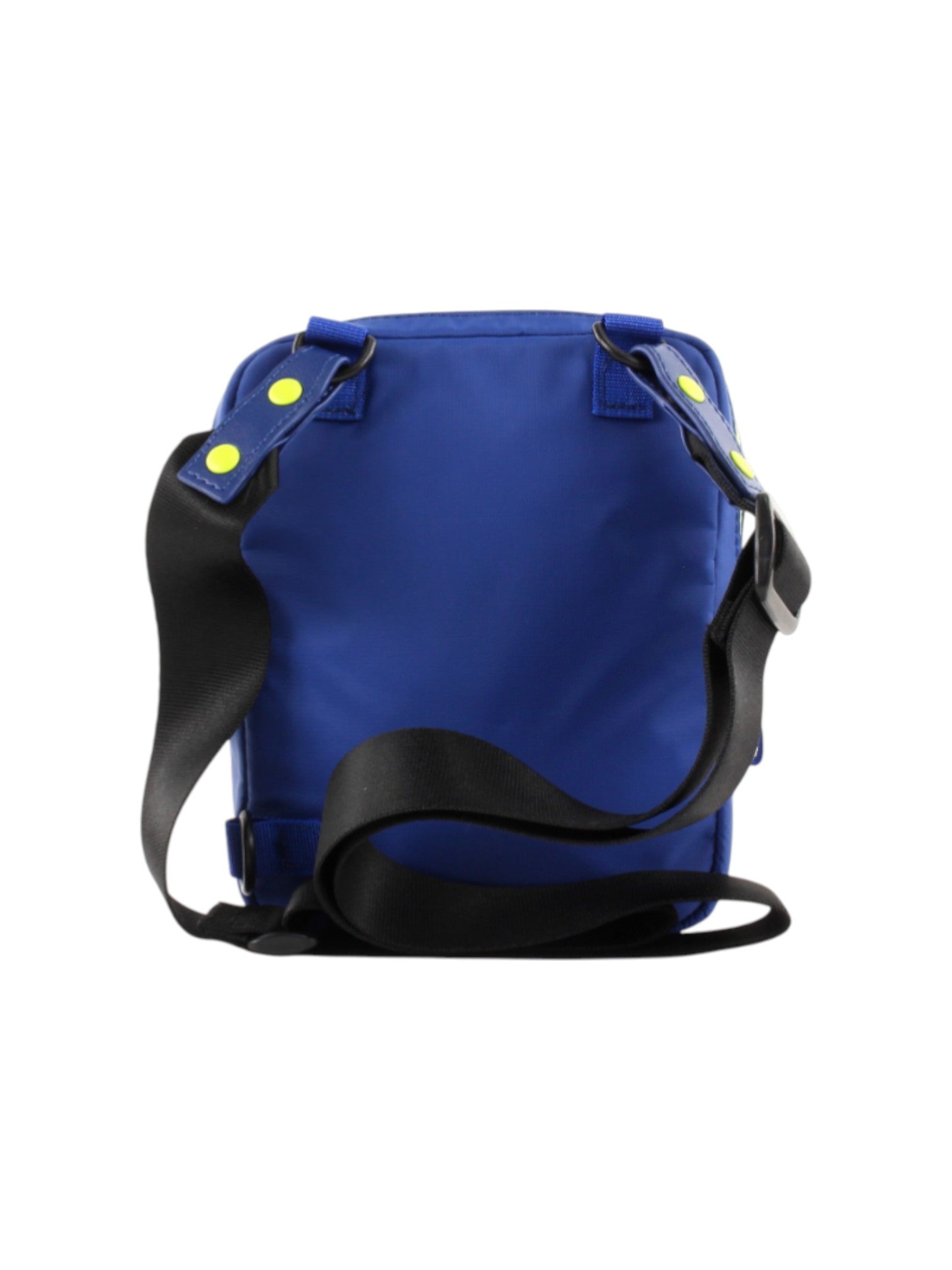 Blue bag with black strap on a white background. Tommy Hilfiger, Monza Outlet, Monza Fashion, Shein Outlet