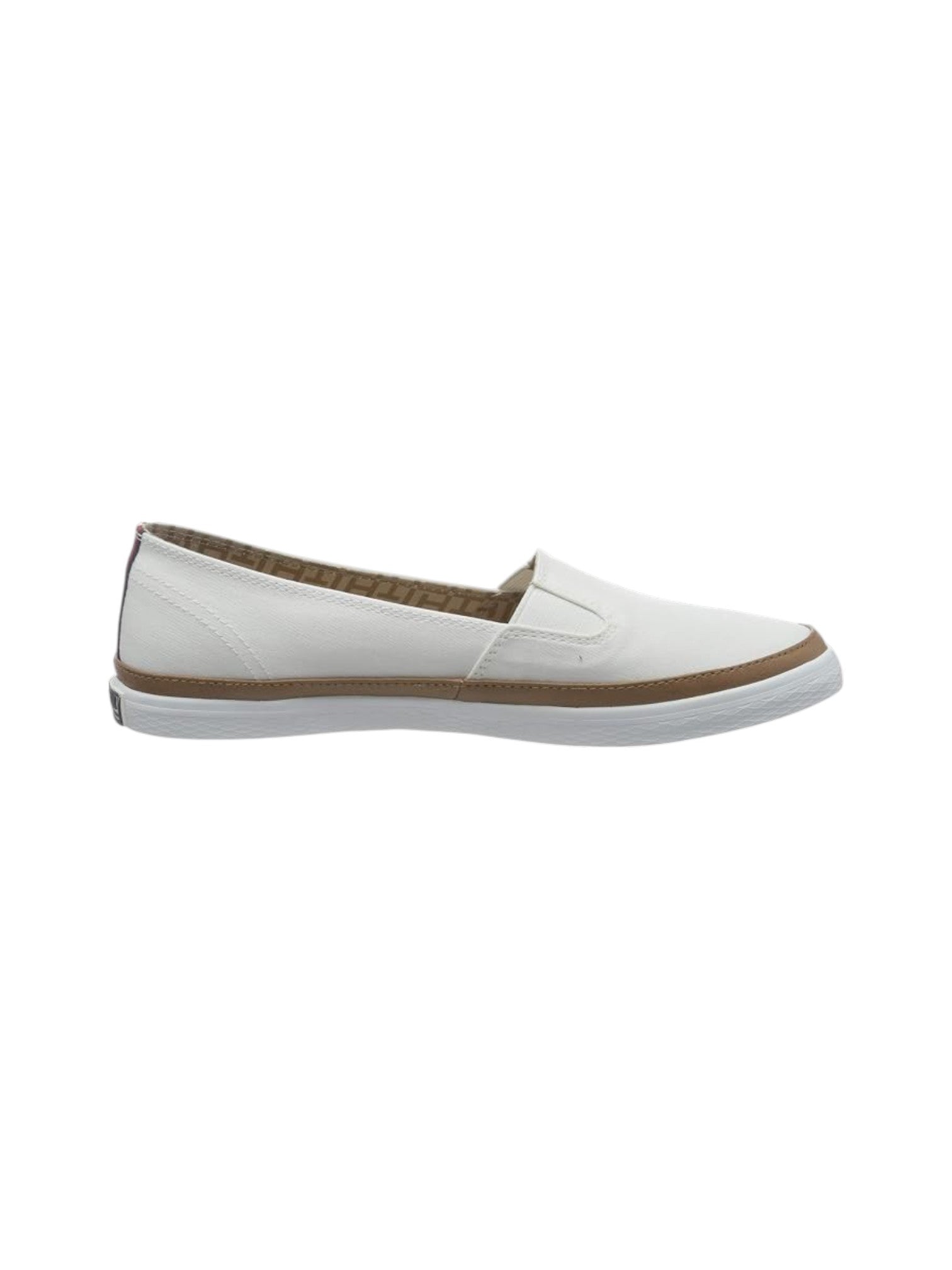 Tommy Hilfiger Women's White Iconic Kesha Slip-On Casual Shoes