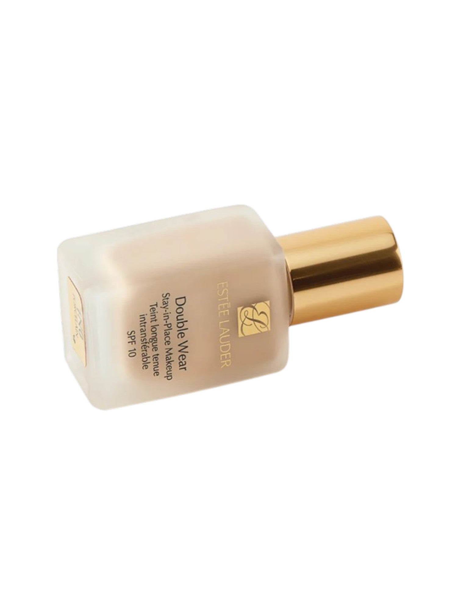Estée Lauder double wear foundation bottle on a white background. Estée Lauder, Monza Outlet, Monza Fashion, Shein Outlet