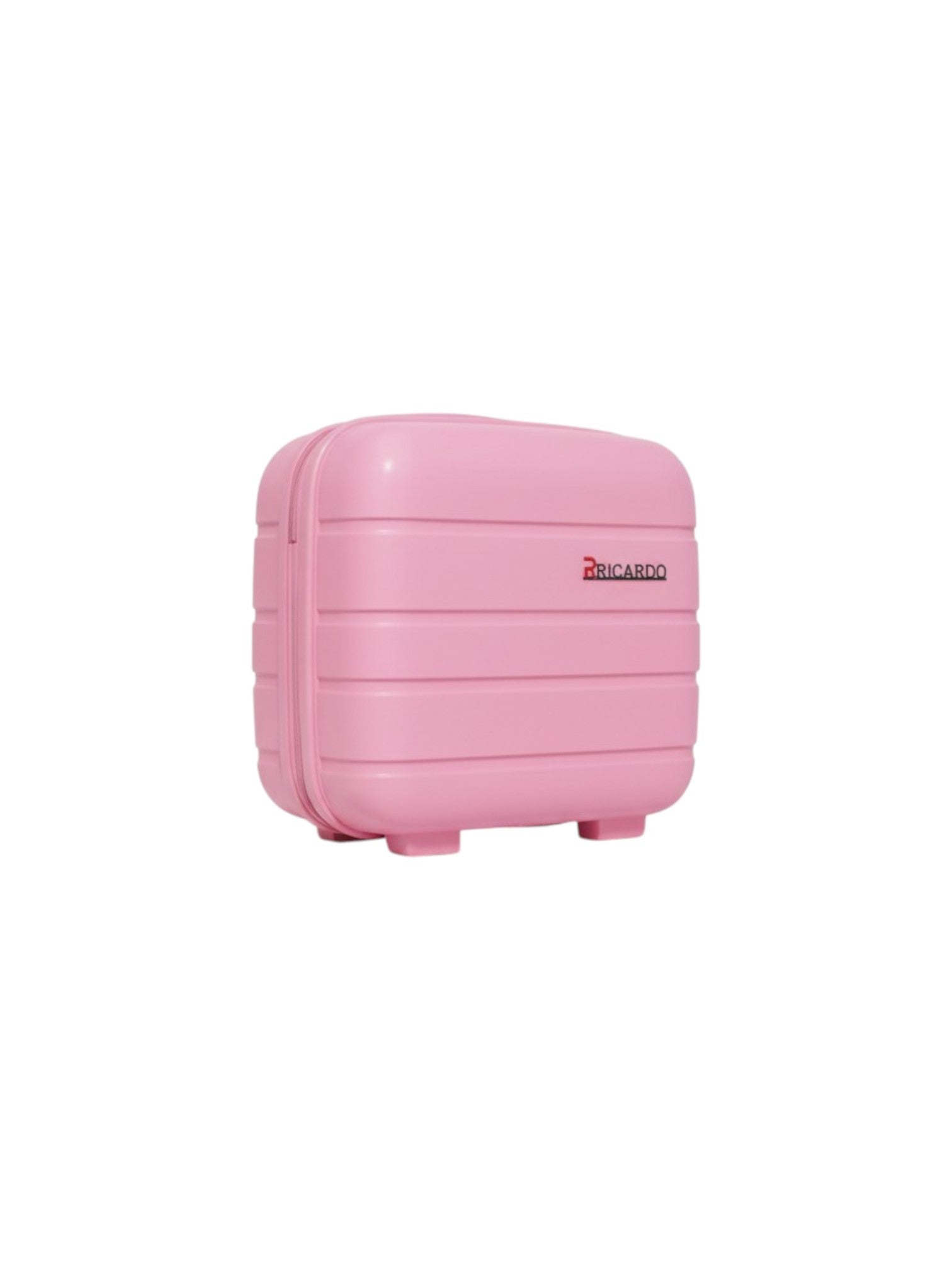 Pink suitcase with a visible brand logo on a white background Ricardo Monza Outlet, Monza Fashion, Shein Outlet