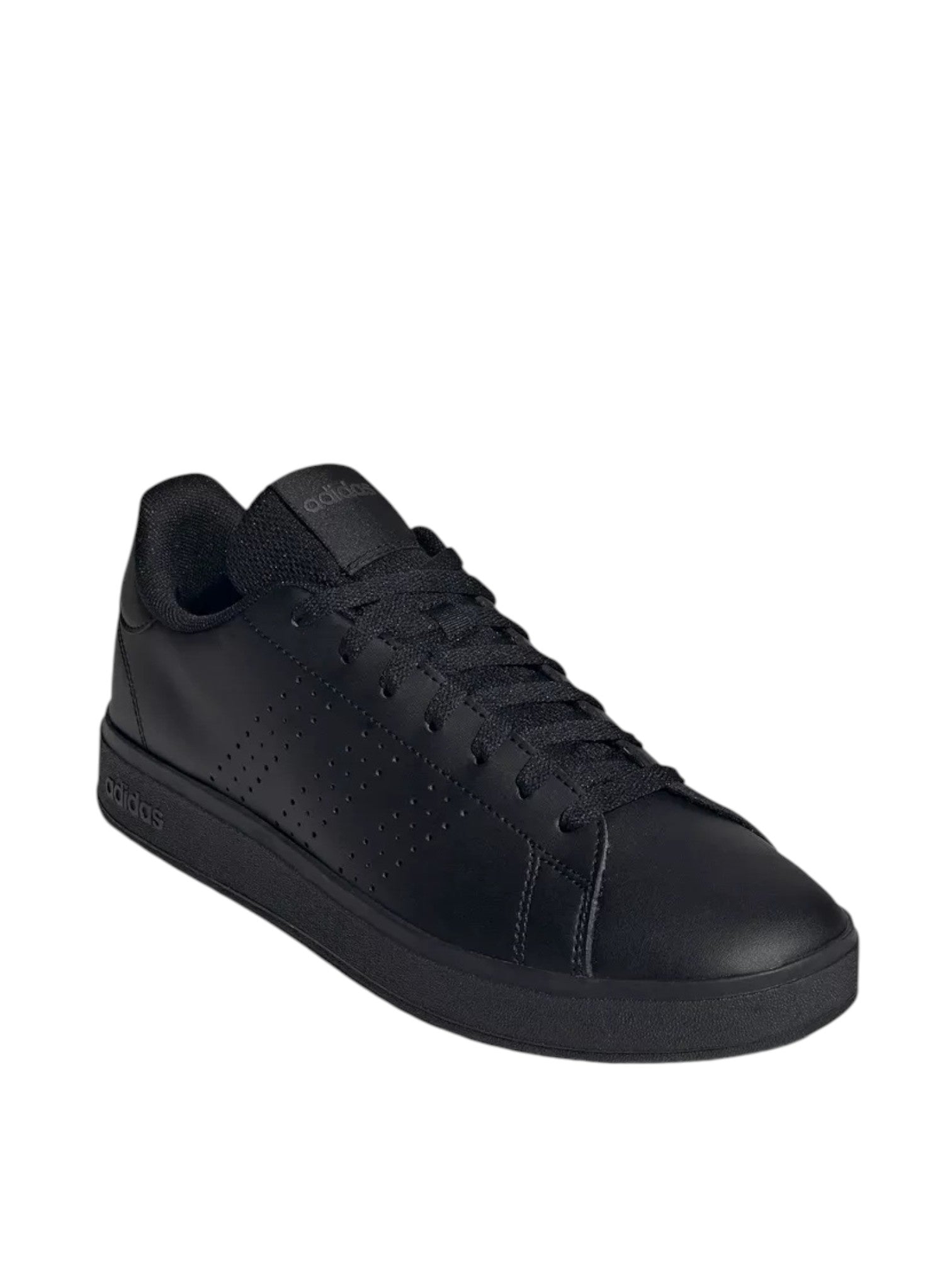 Black Adidas sneaker on a white background. Adidas, Monza Outlet, Monza Fashion, Shein Outlet