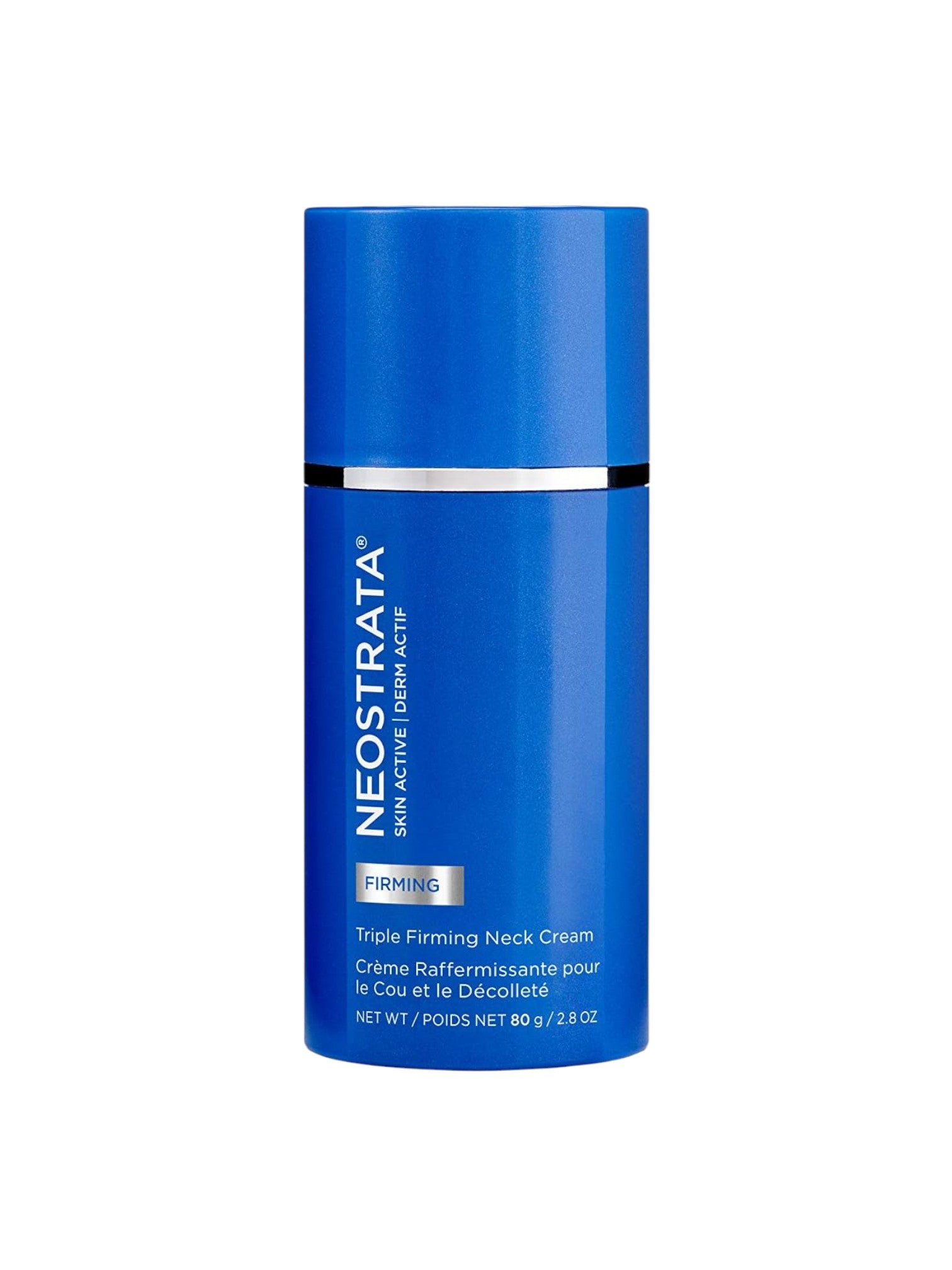 Blue Neostrata skincare bottle on a white background. Neostrata, Monza Outlet, Monza Fashion, Shein Outlet