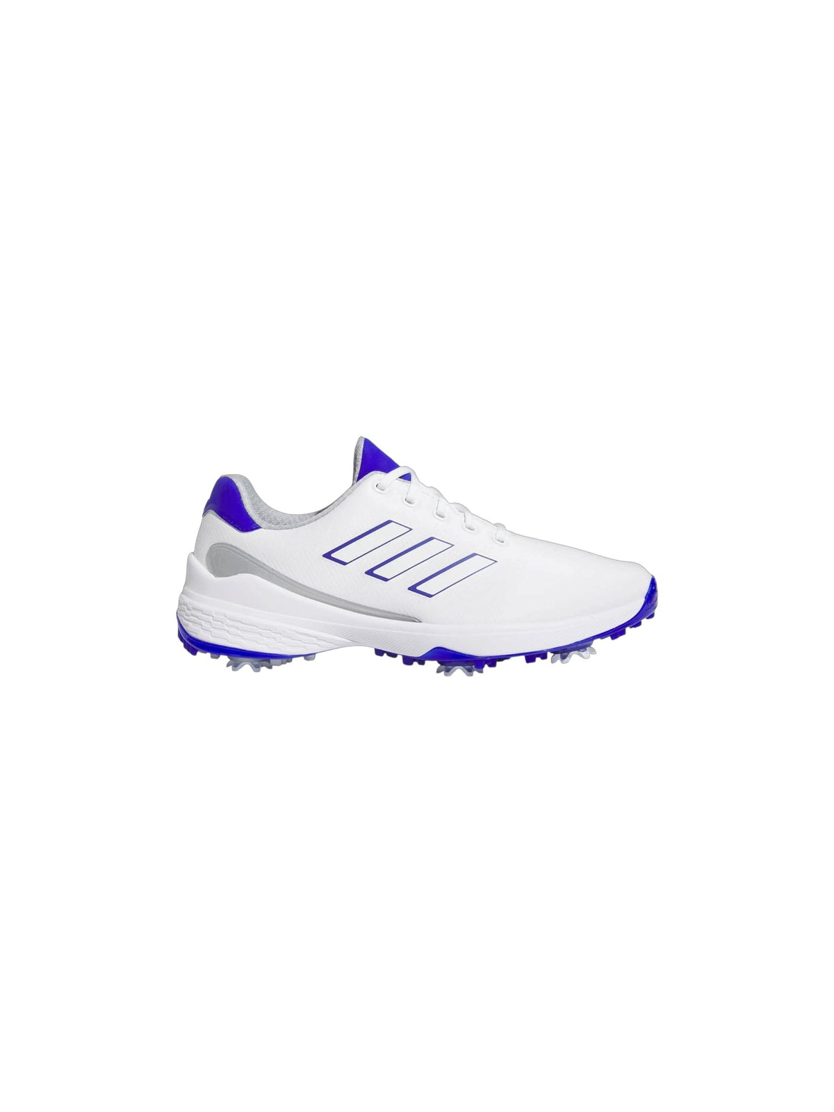 Adidas ZG23 Men's Golf Shoes with Cleat- White Blue