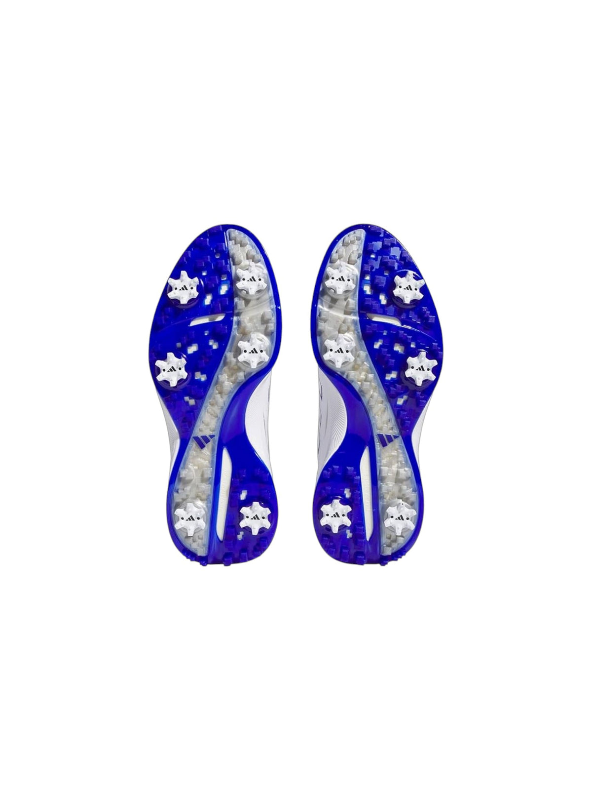 Adidas ZG23 Men's Golf Shoes with Cleat- White Blue