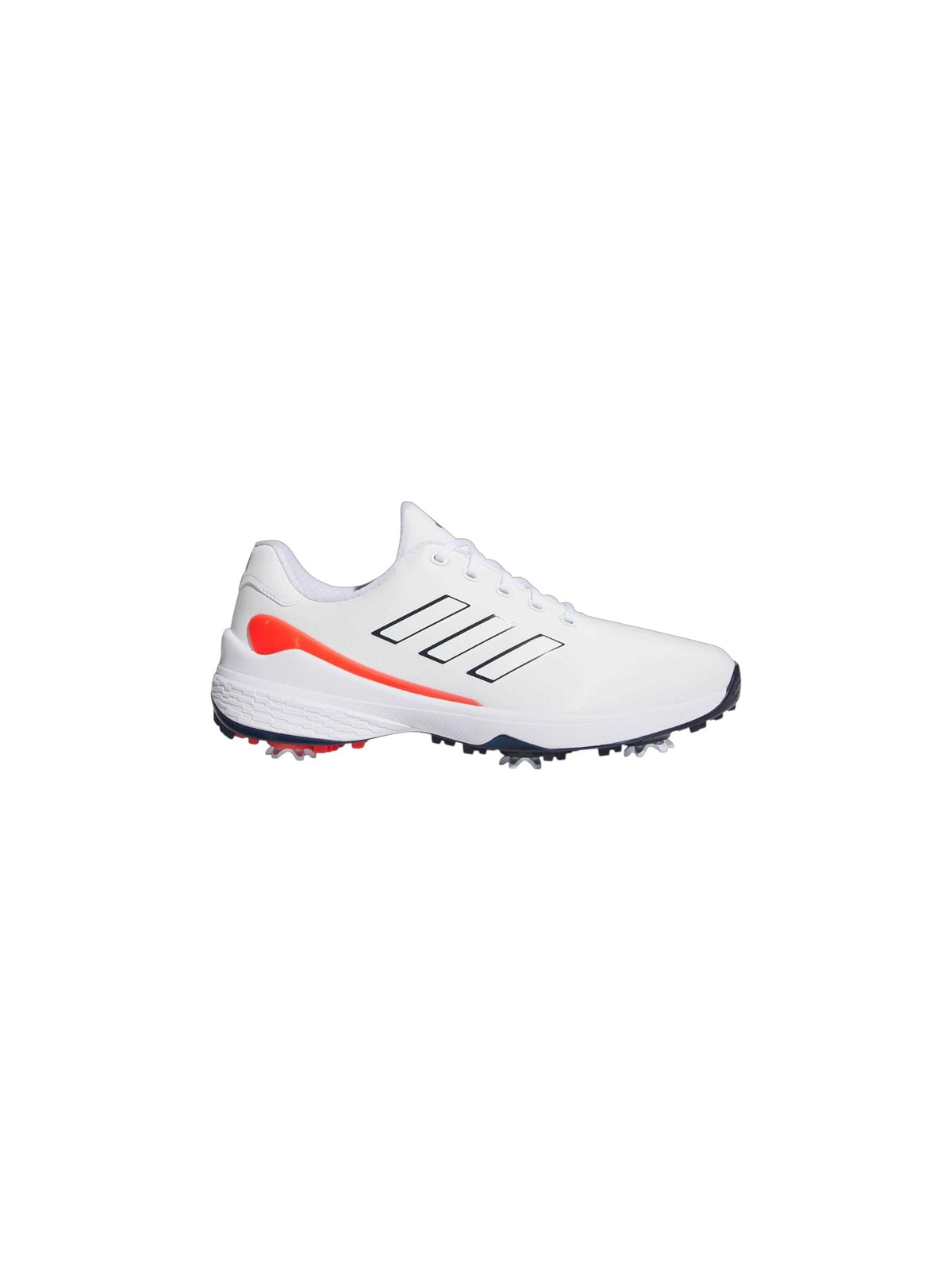 Adidas ZG23 Men's Golf Shoes with Cleat- White Bright Red