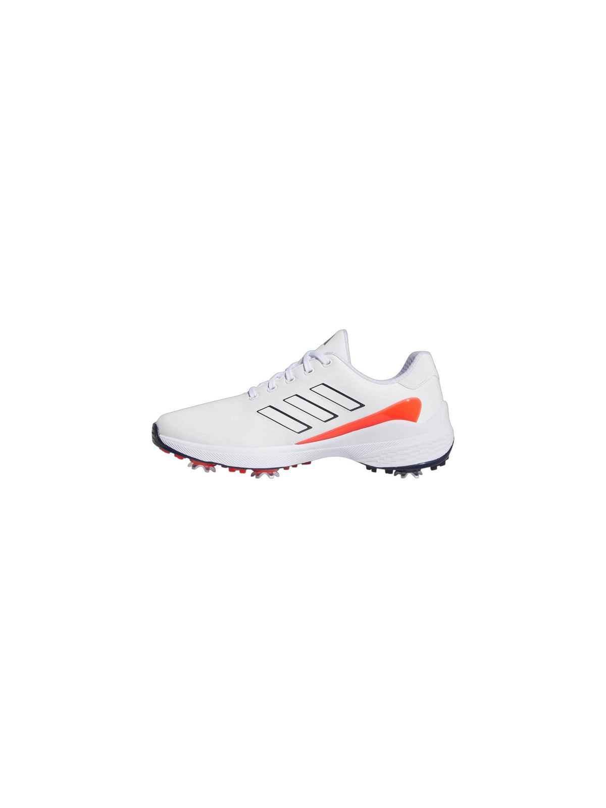 Adidas ZG23 Men's Golf Shoes with Cleat- White Bright Red