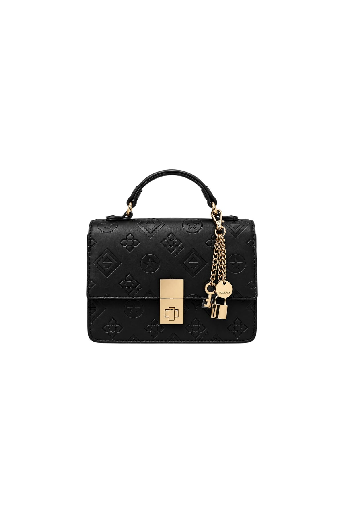Aldo Women’s Black Printed Handbag