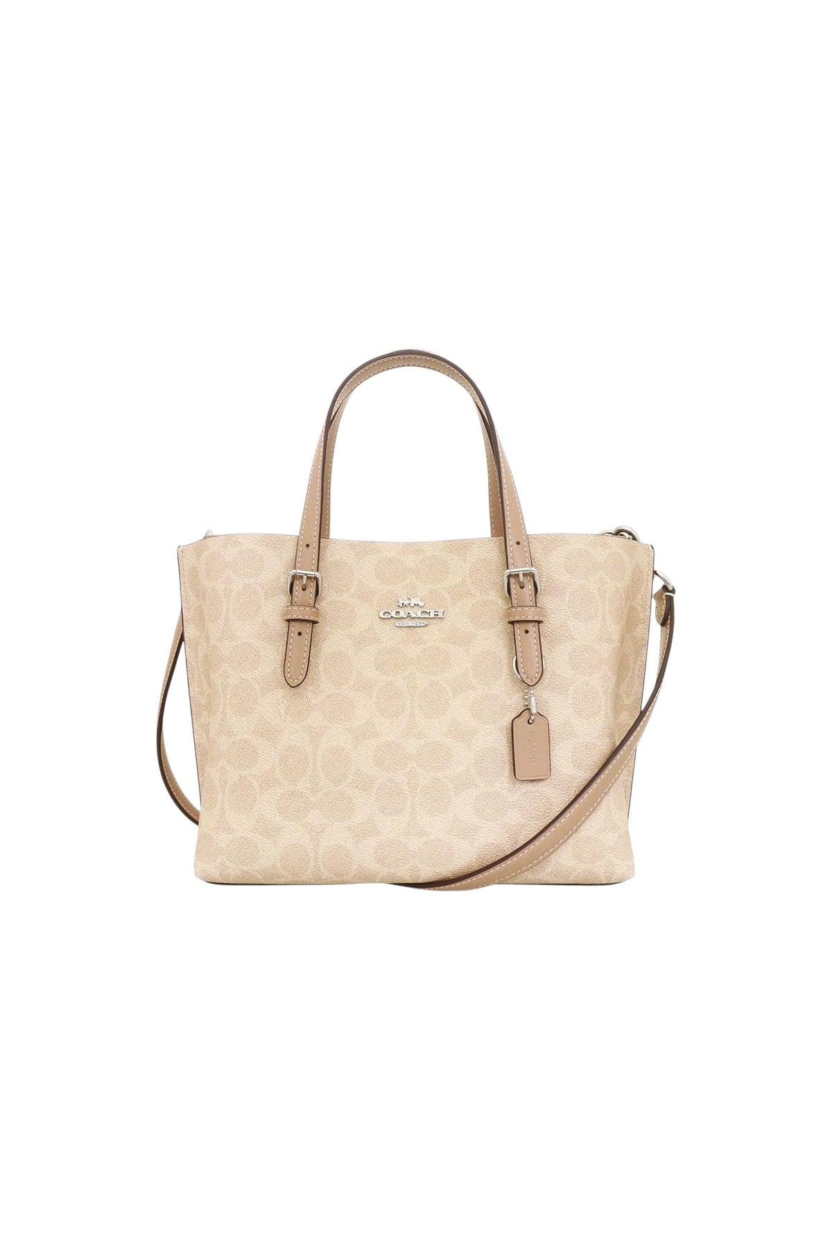 Coach Women’s Sand & Taupe Molly Signature Canvas Tote Bag