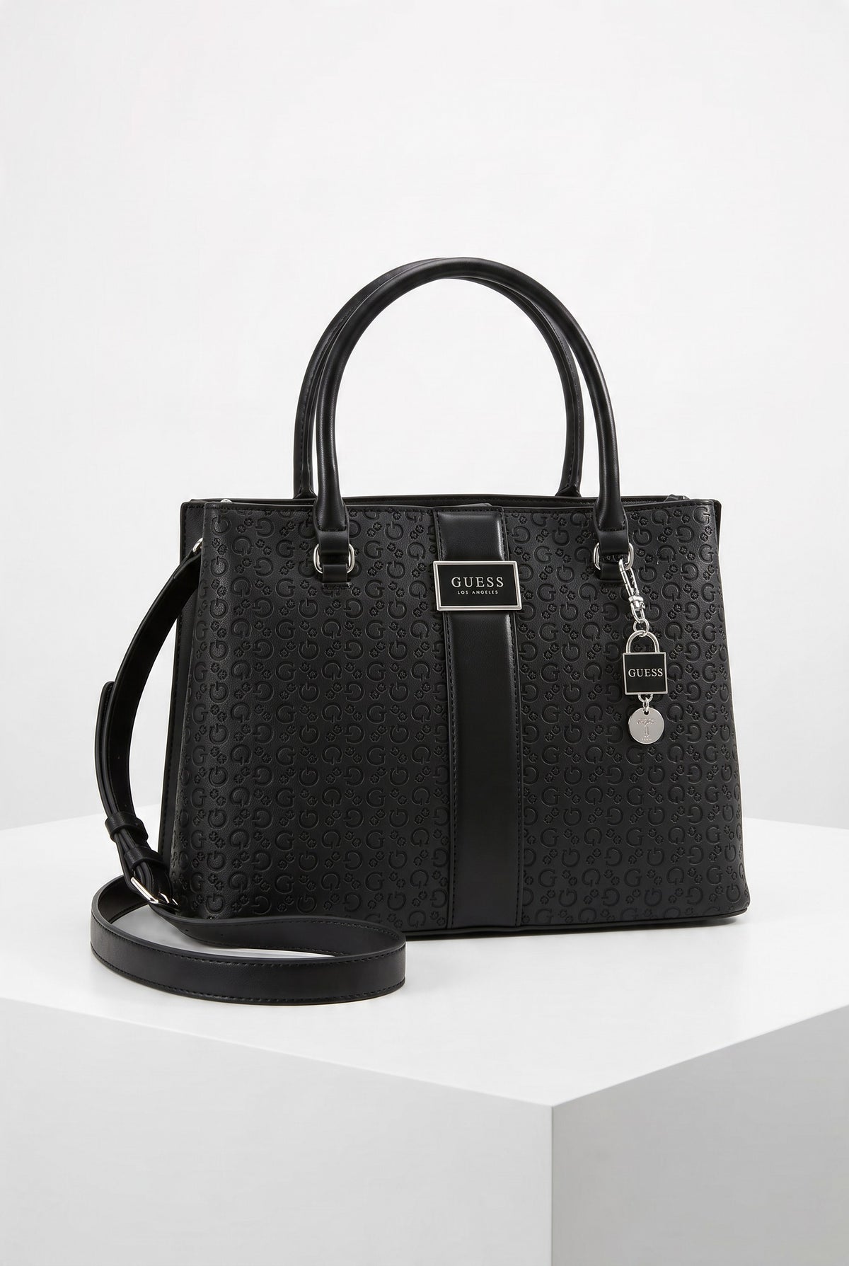 Guess Isabella Women’s Black Printed Handbag