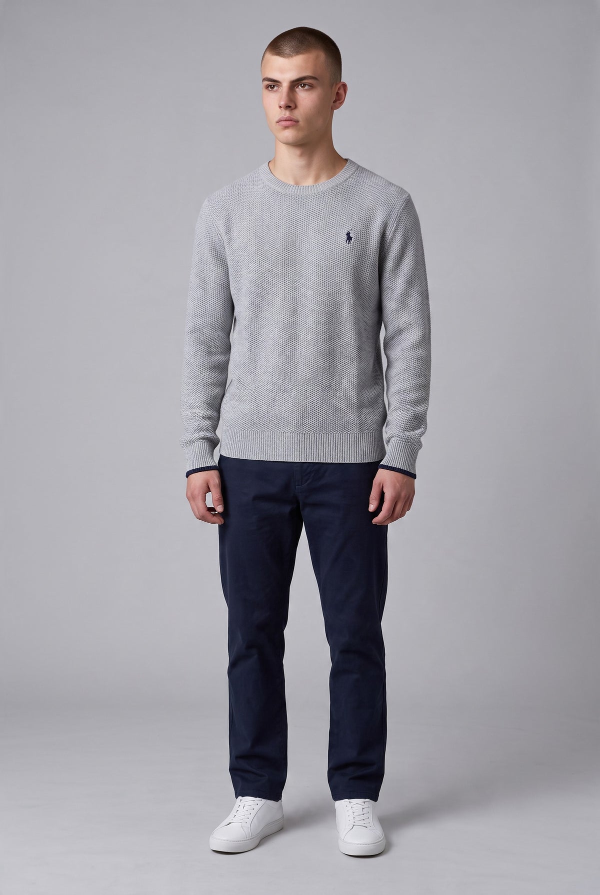 Polo Ralph Lauren Men's Andover Heather Cotton Crewneck Sweater