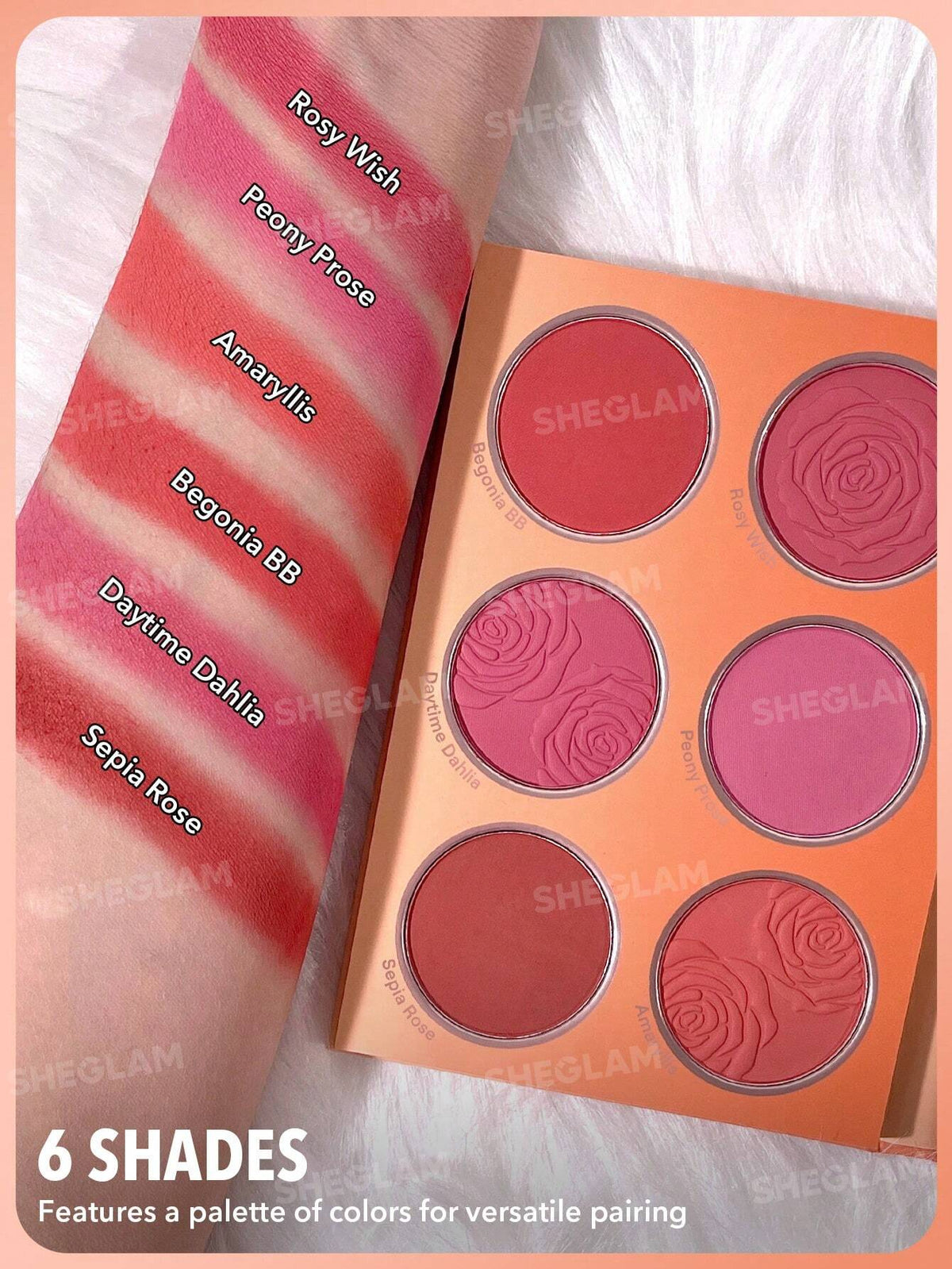 Sheglam Floral Flush Blush Palette