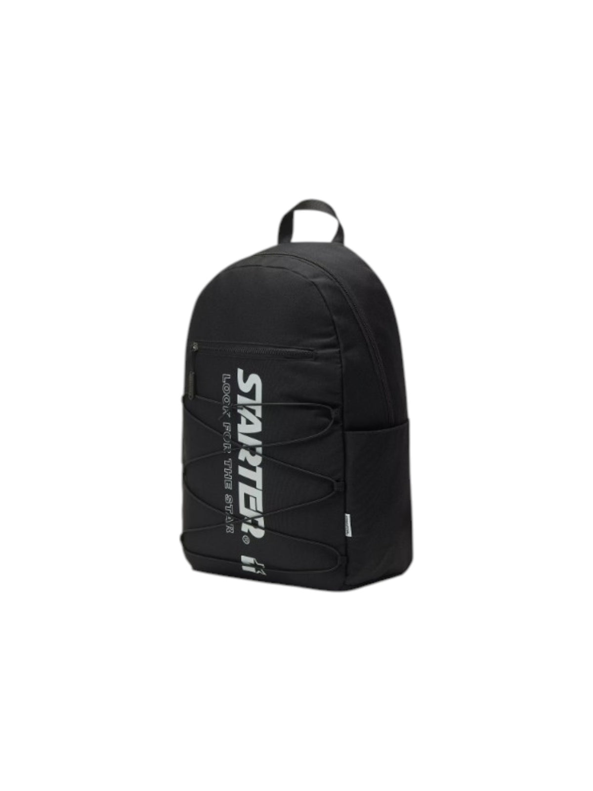 Starter Logo Print Backpack with Adjustable Straps and Zip Closure