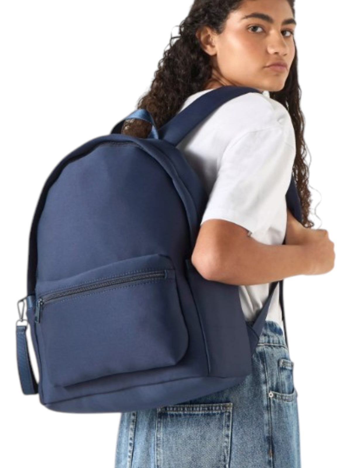 Kappa Backpack with Adjustable Straps and Zip Closure